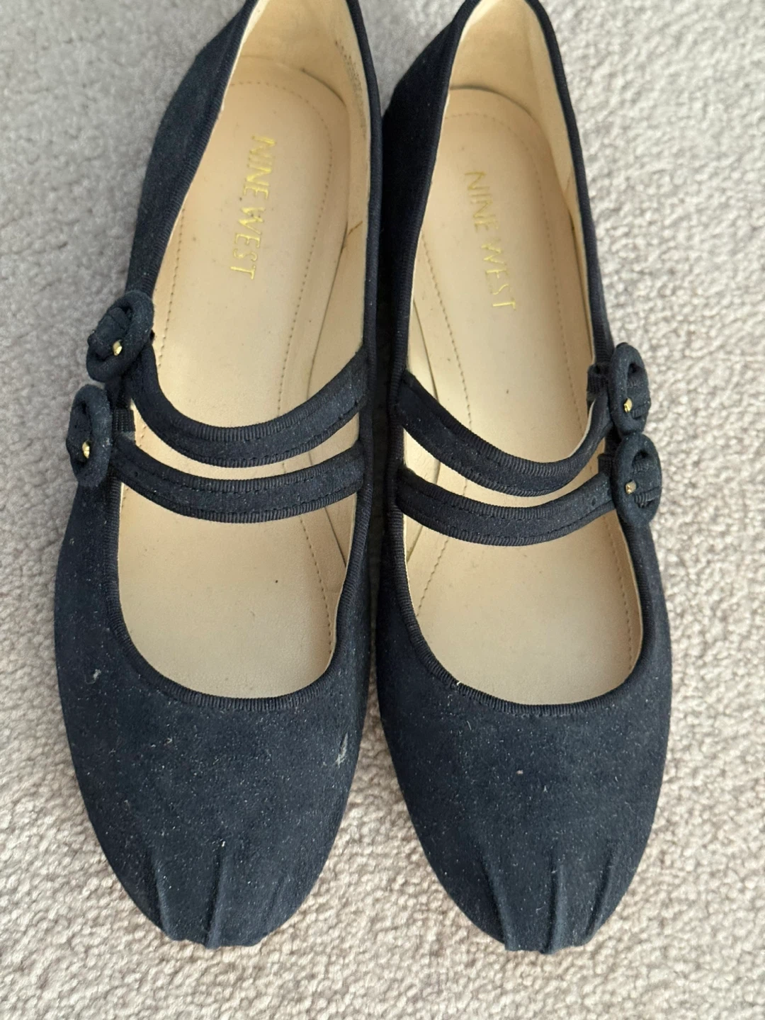 Nine West Black Ballet Flats - Size 5.5M