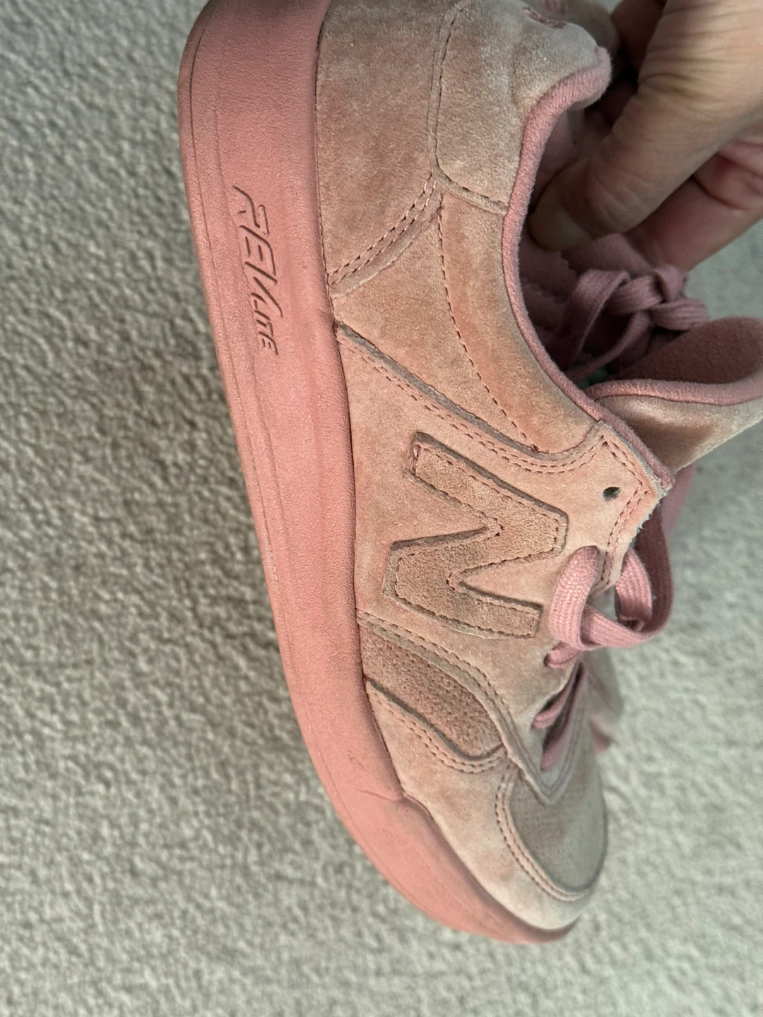 New Balance Pink Suede Sneakers - photo 2