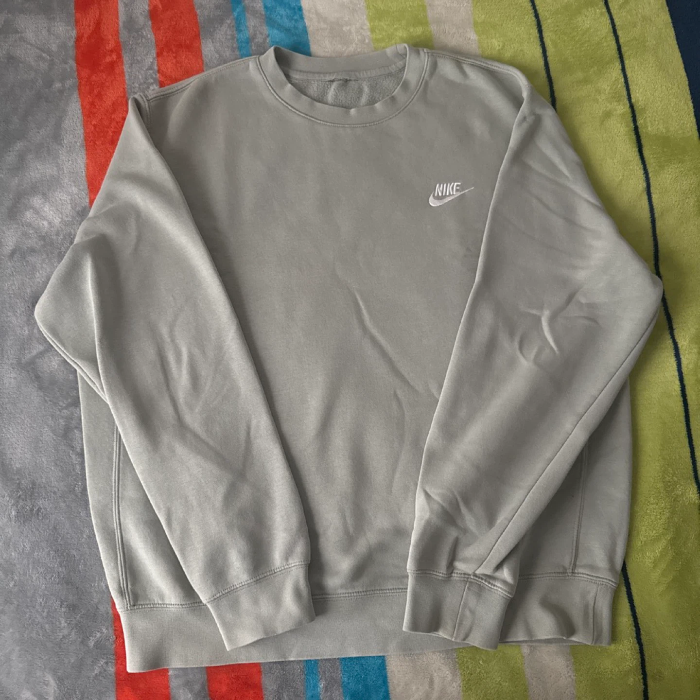 Light Green Nike Crewneck Sweatshirt