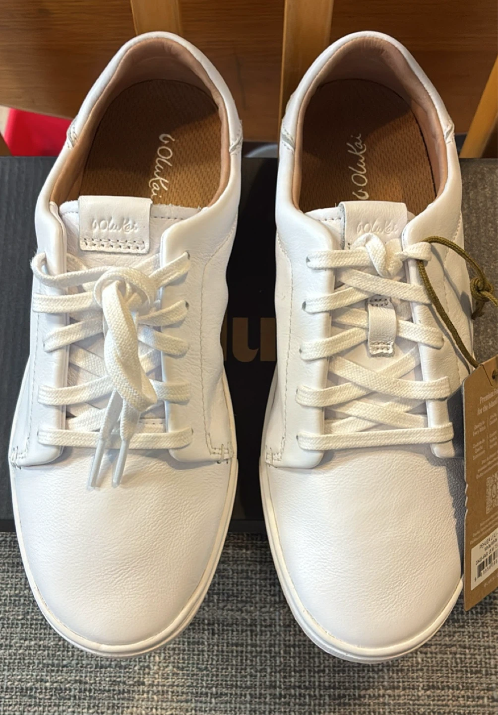 New OluKai Pehe'e Li'i Women's Sneakers - White