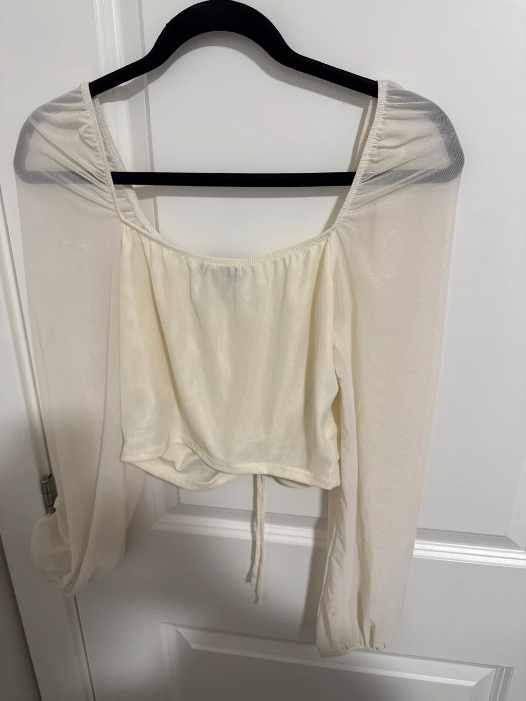 Revamped Ruched Mesh Sleeve Top - photo 2