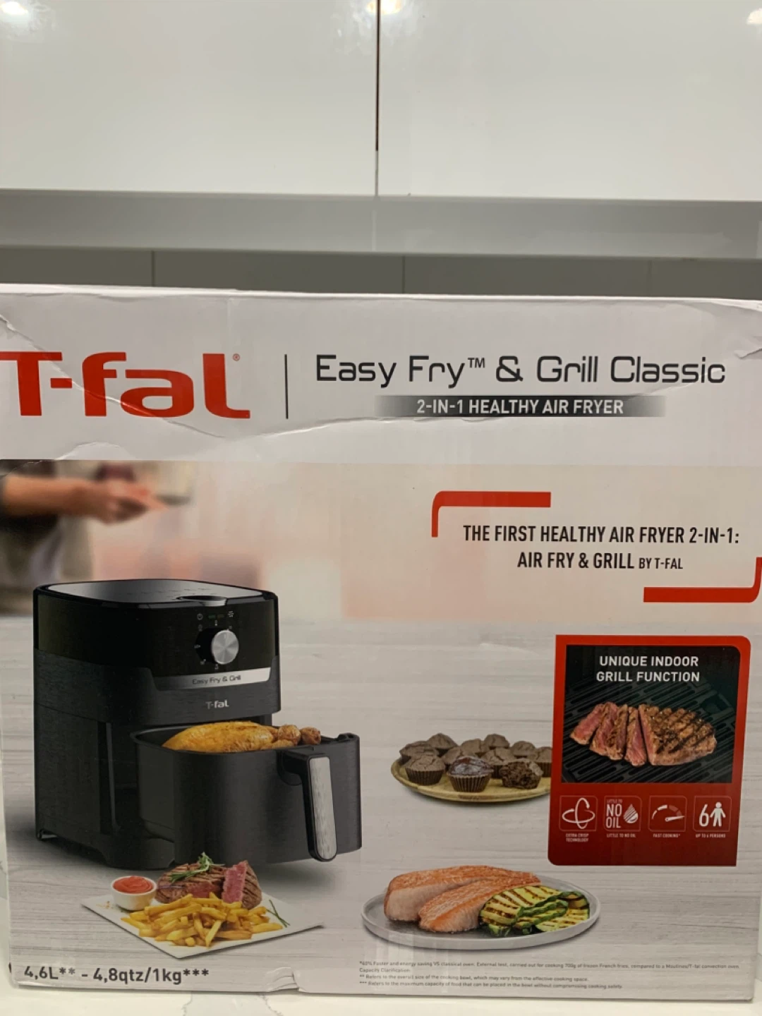 T-fal Easy Fry & Grill Classic 2-in-1 Air Fryer - photo 4