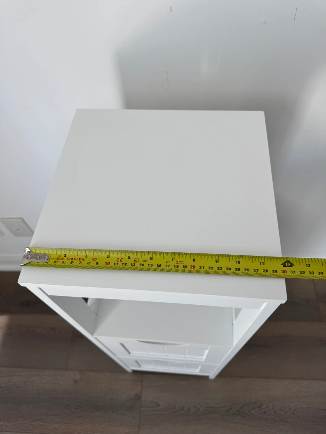 White 2-Drawer Storage Unit - photo 3