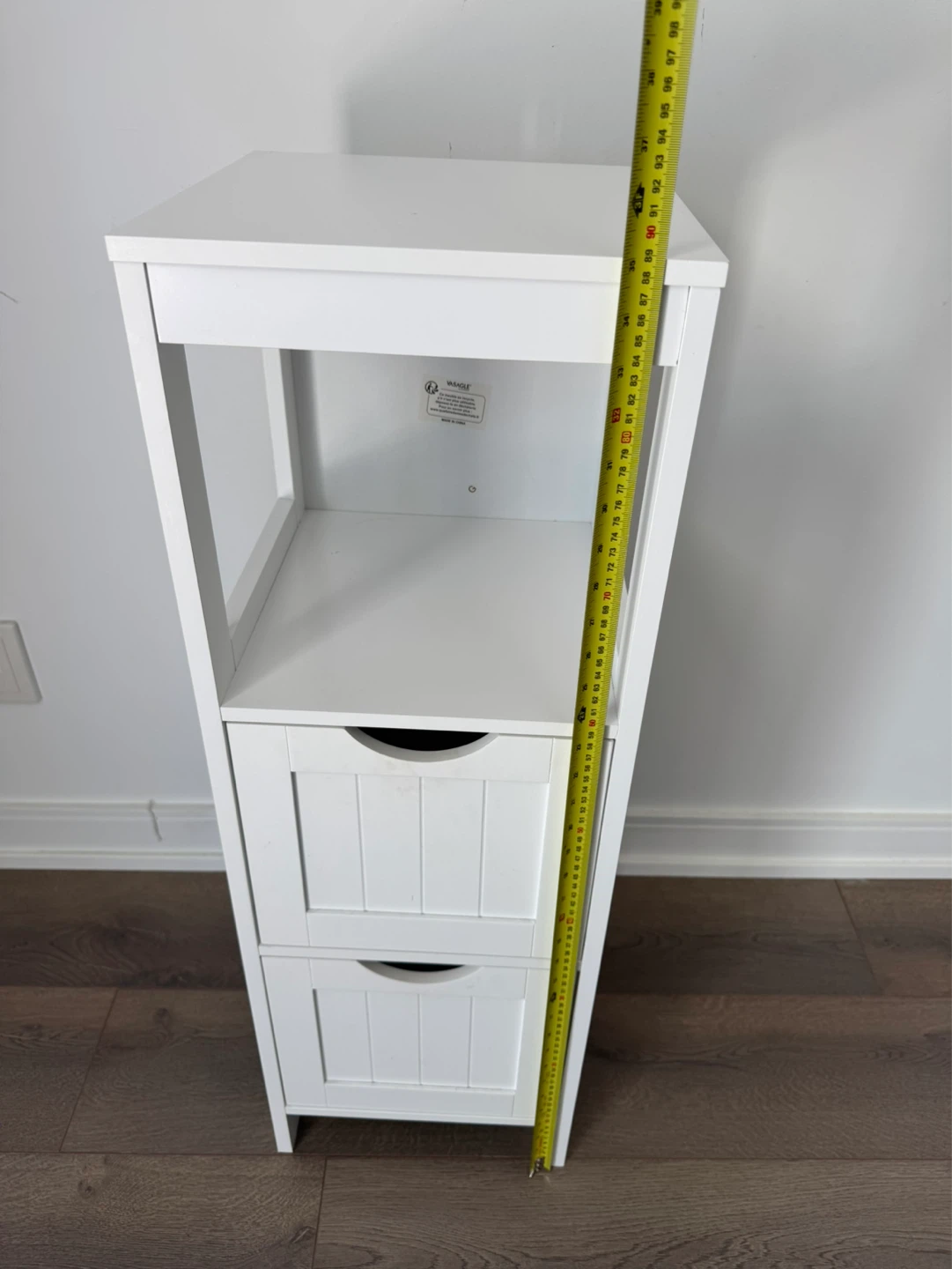 White 2-Drawer Storage Unit - photo 4