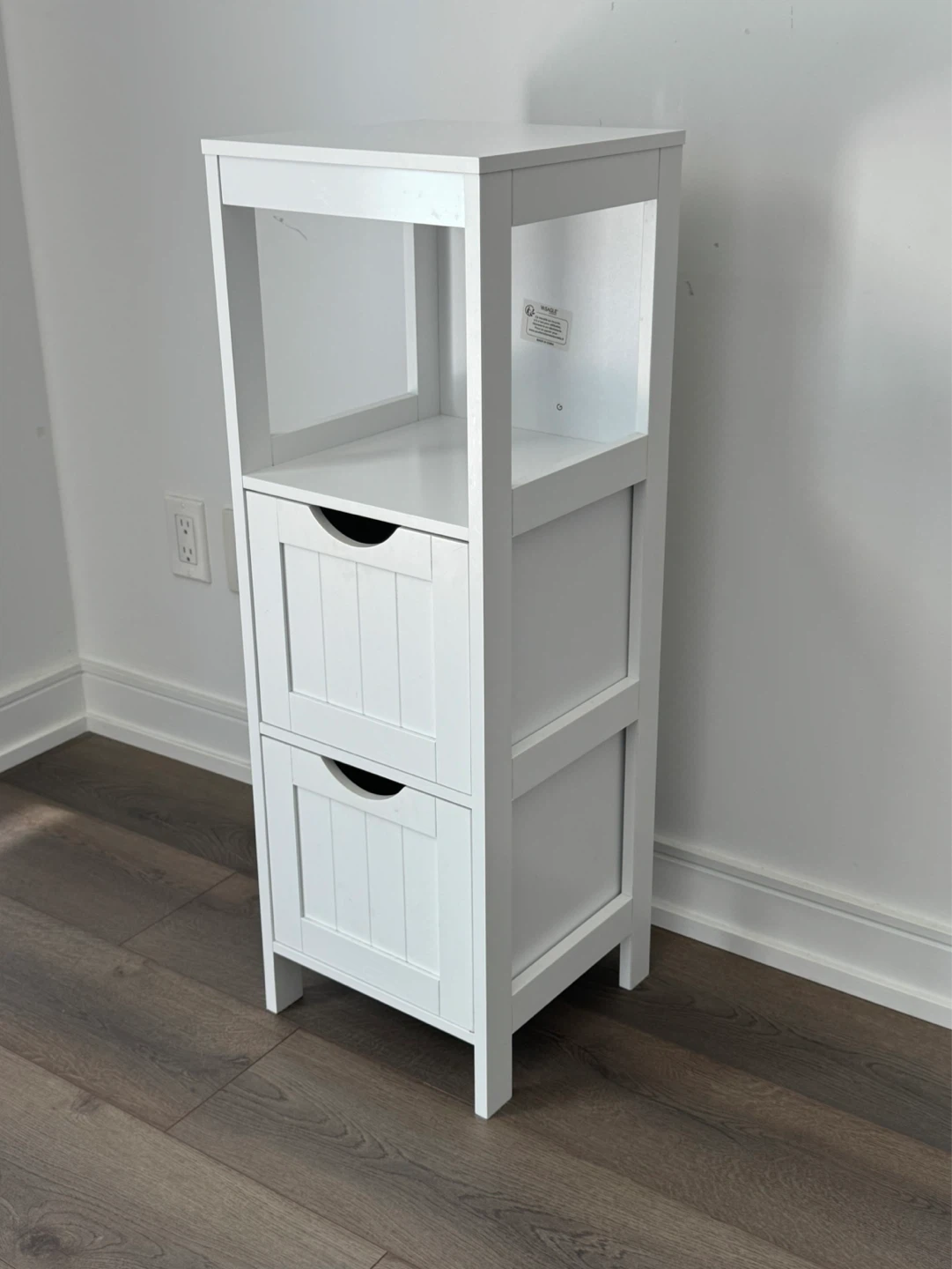 White 2-Drawer Storage Unit - photo 2