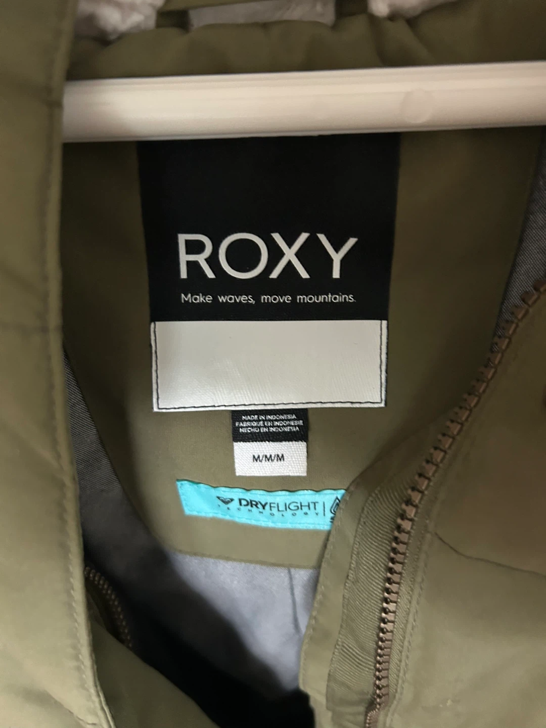 Roxy Women's M/M Insulated Winter Jacket - Olive Green - photo 3
