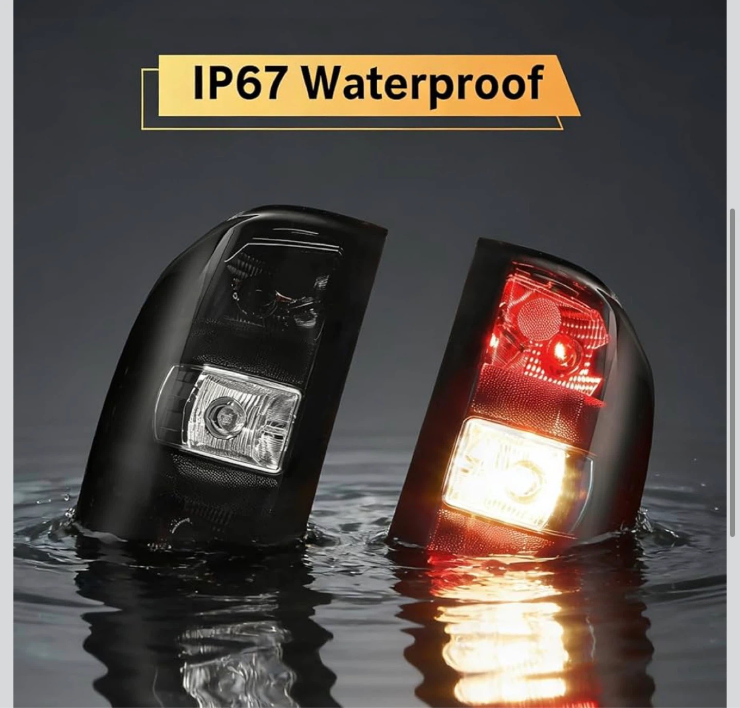 Smoked Black Tail Lights for Silverado 2007-2014 S713 - photo 5