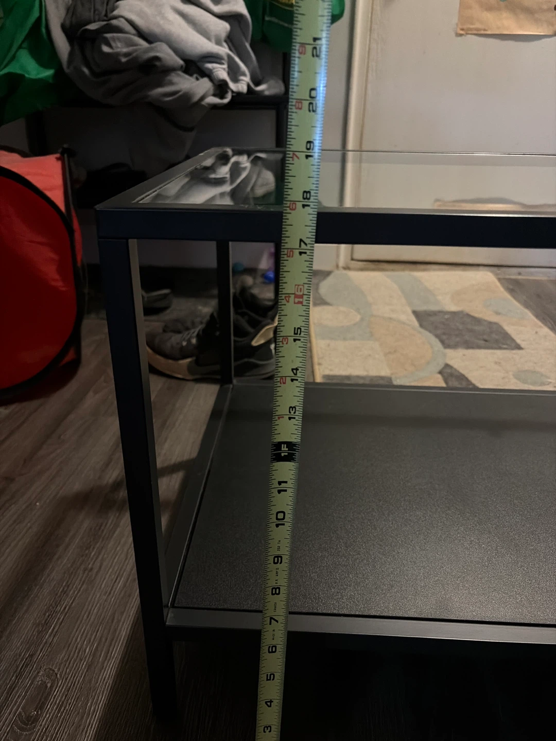 Glass Top Coffee Table with Lower Shelf - photo 3