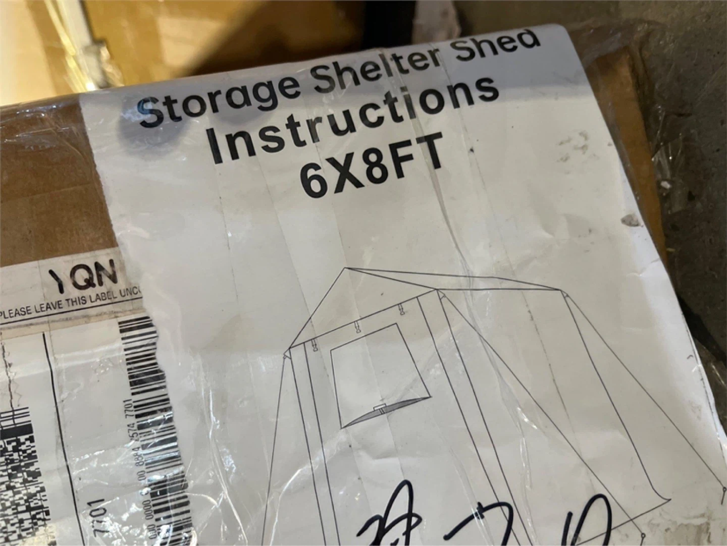 GENERIC 6X8FT CARPORT SHELTER - photo 5