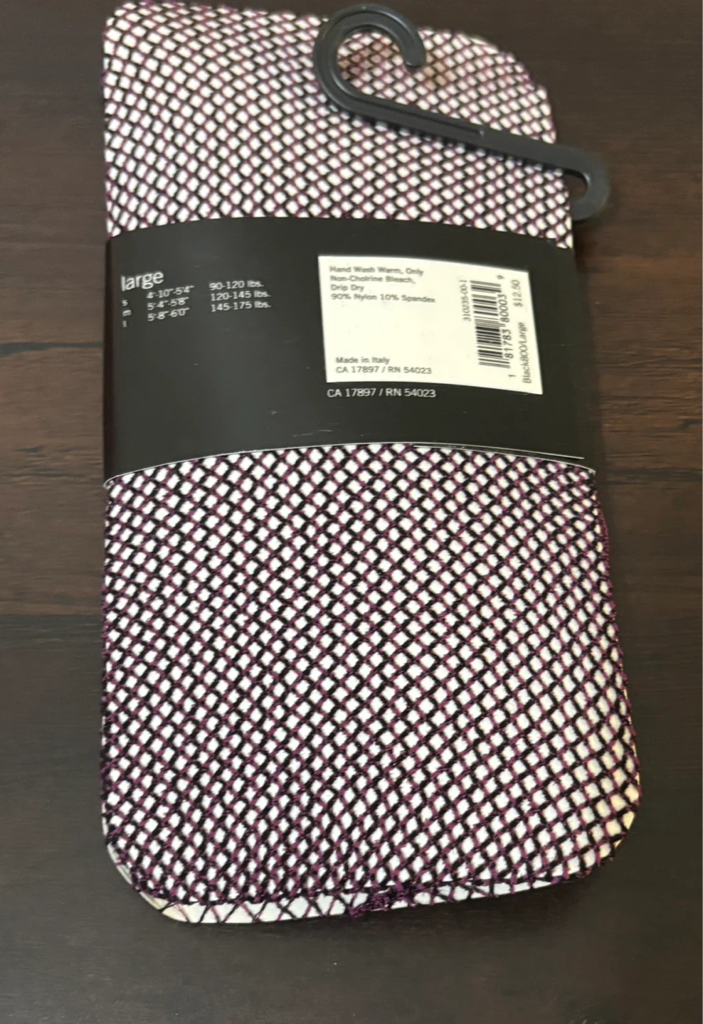 NEW Banana Republic Women's Hosiery Fishnet Tights Large Purple - photo 2