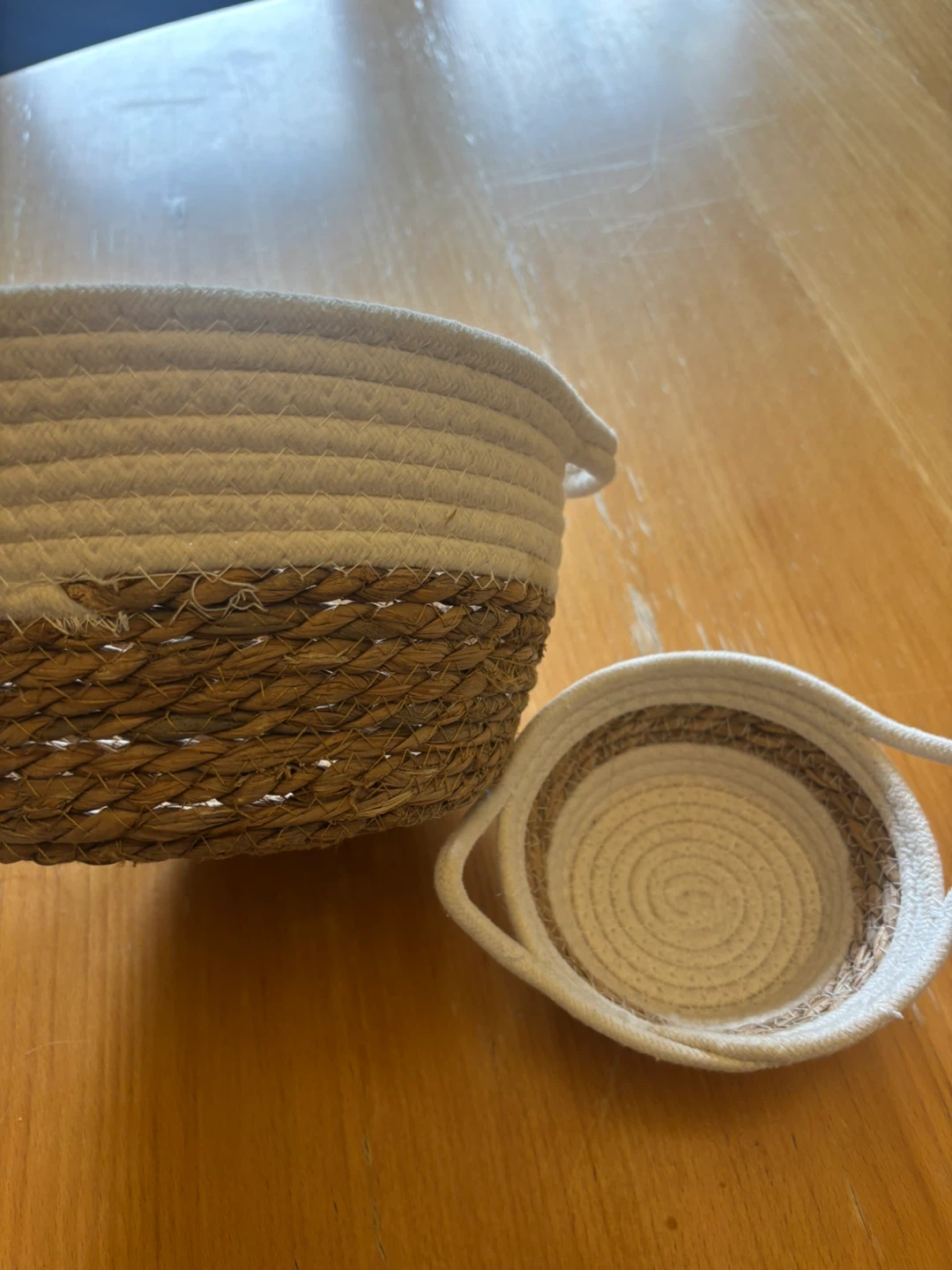 2 small and medium decorative baskets - photo 2