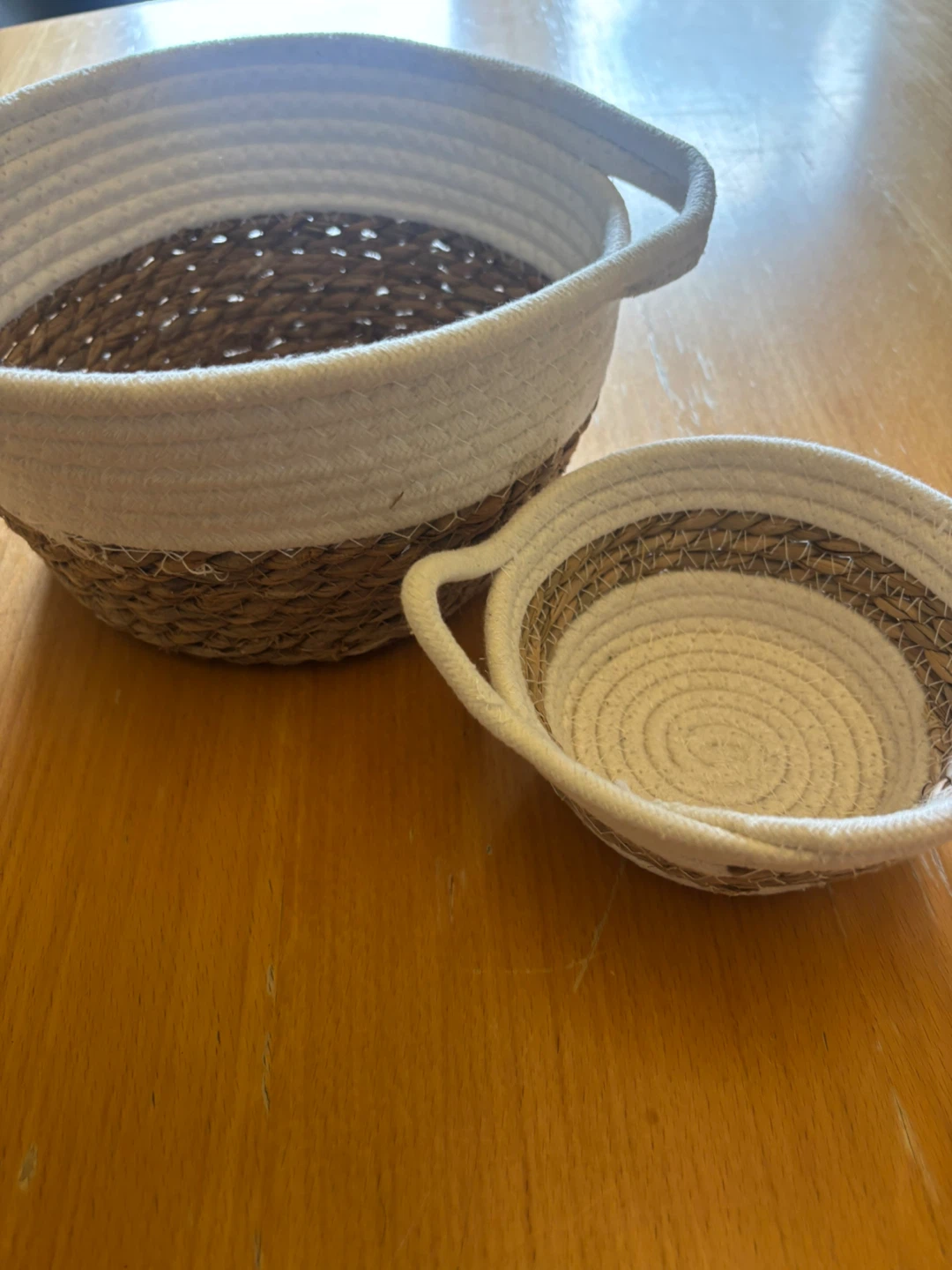 2 small and medium decorative baskets - photo 3