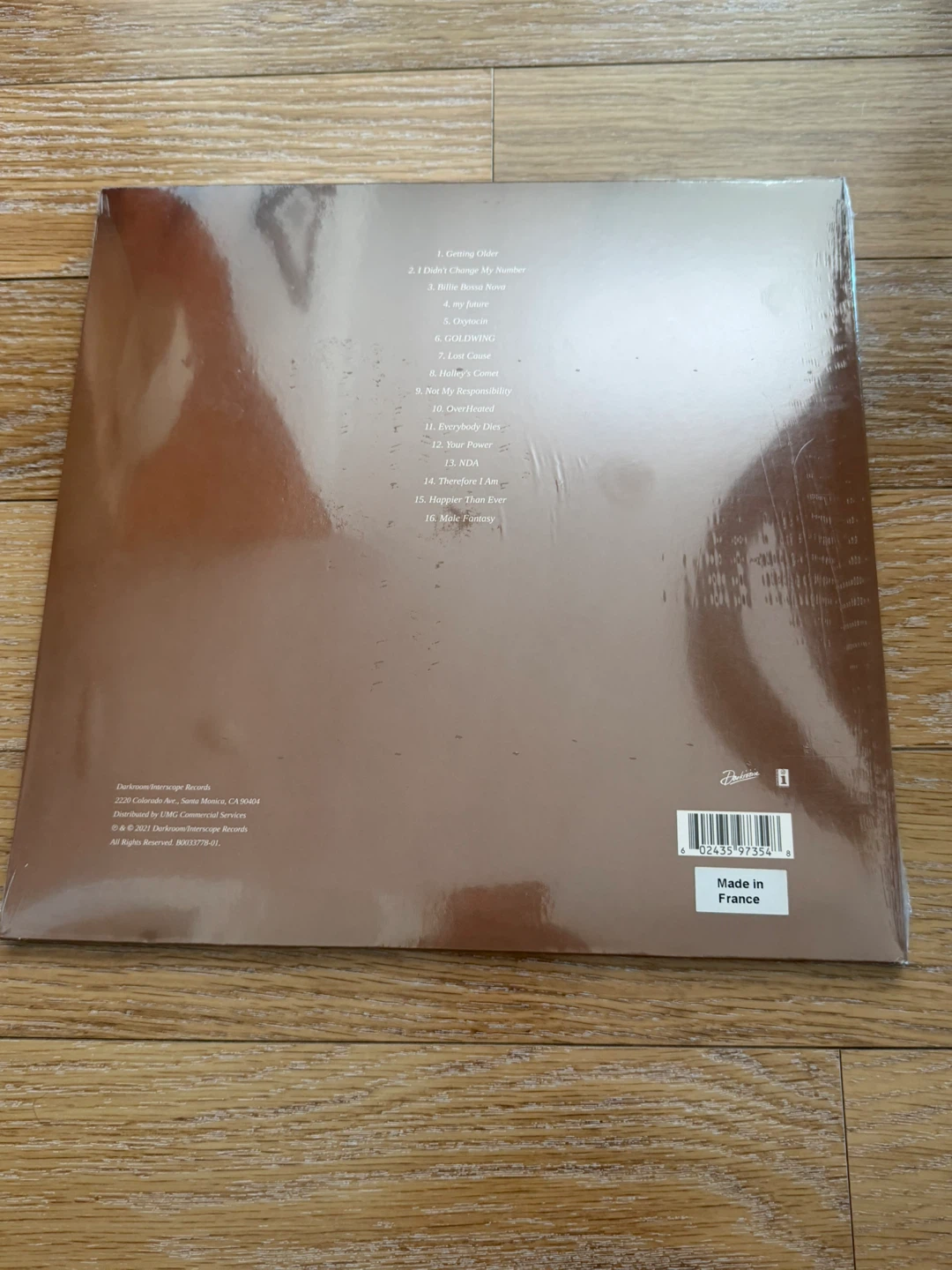 Billie Eilish Happier Than Ever Vinyl Record - photo 2