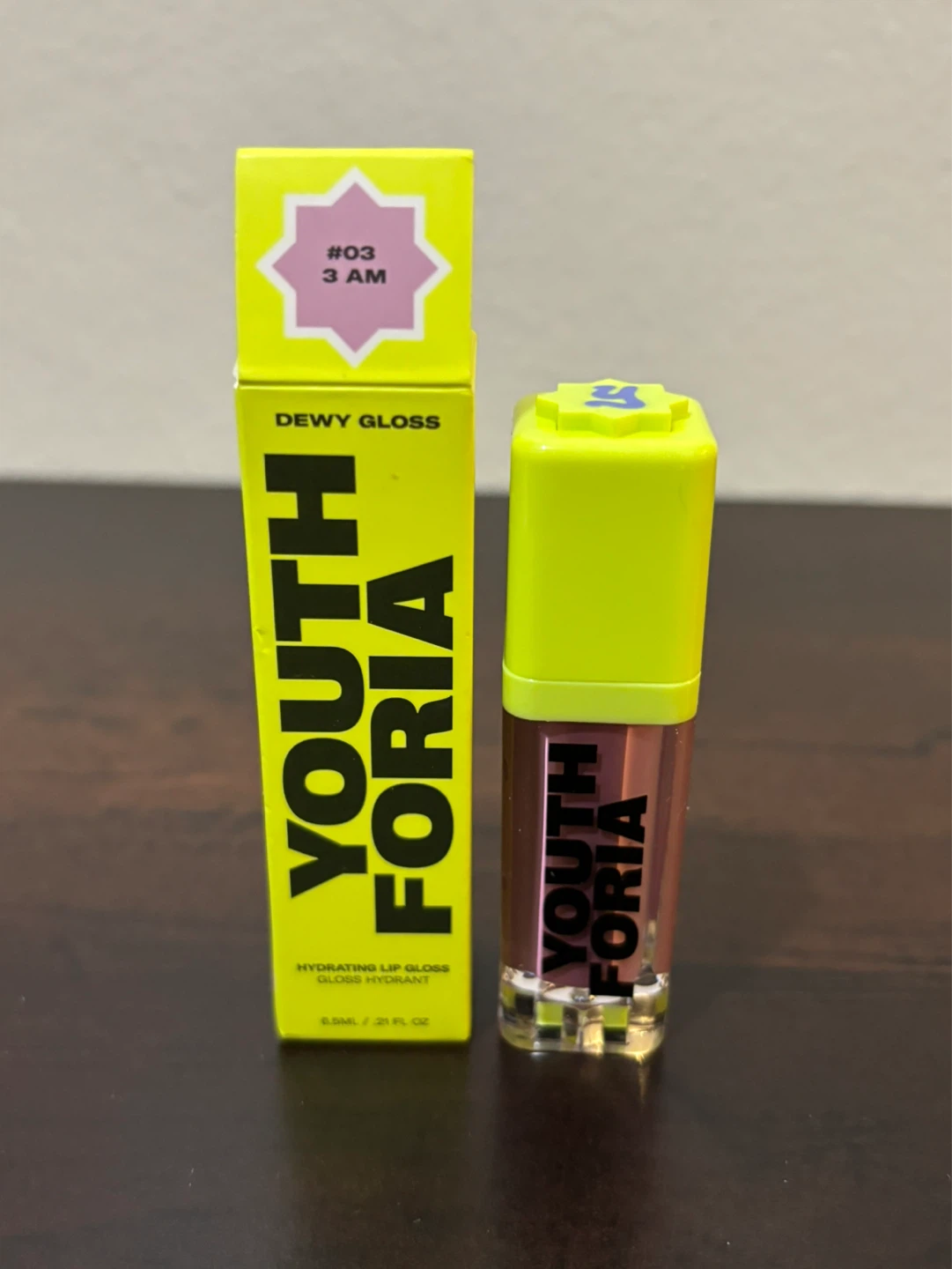NEW Youthforia Dewy Gloss Hydrating Lip Gloss in 3 AM