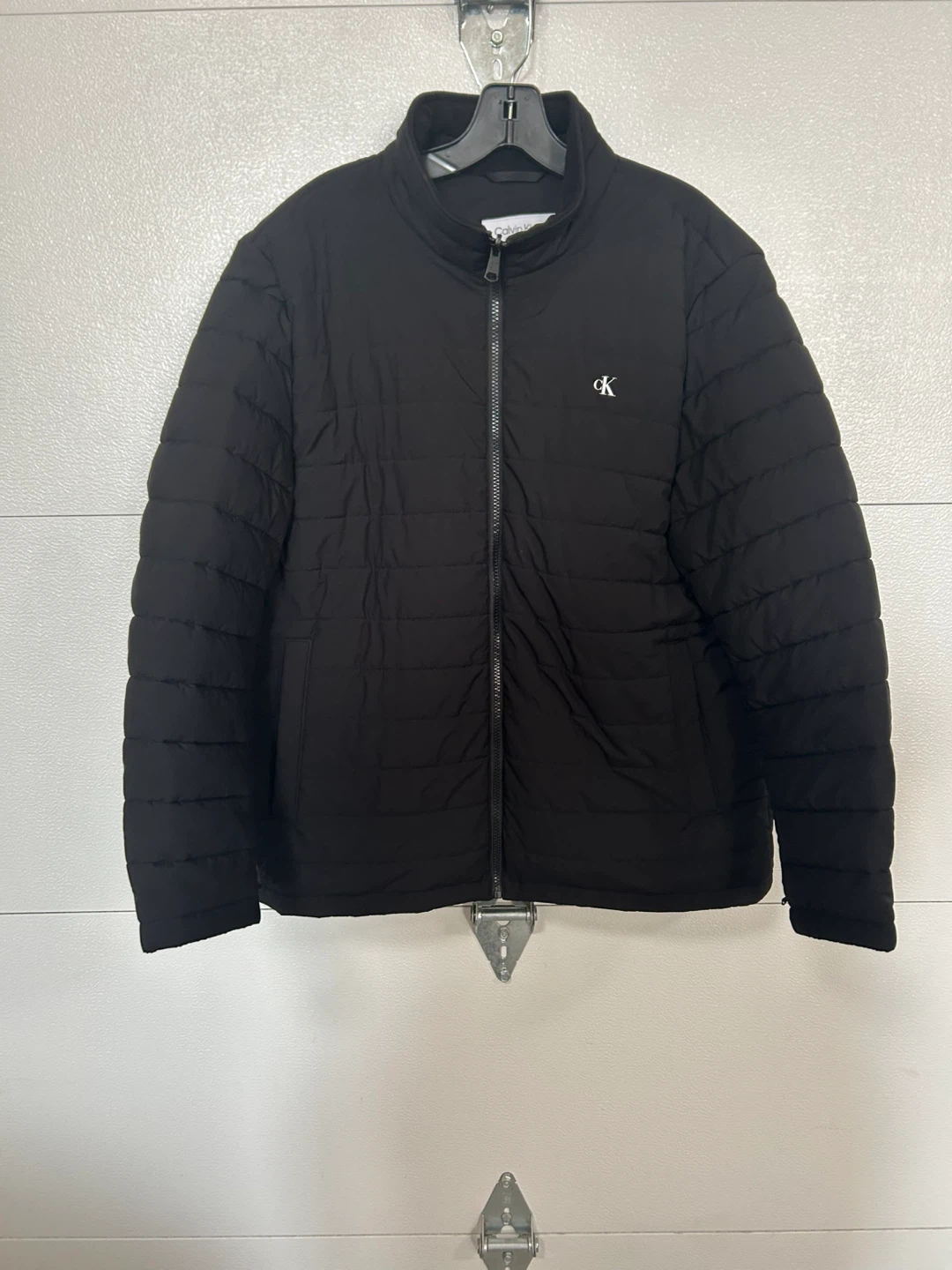 Calvin Klein Puffer Jacket - Black - Size L