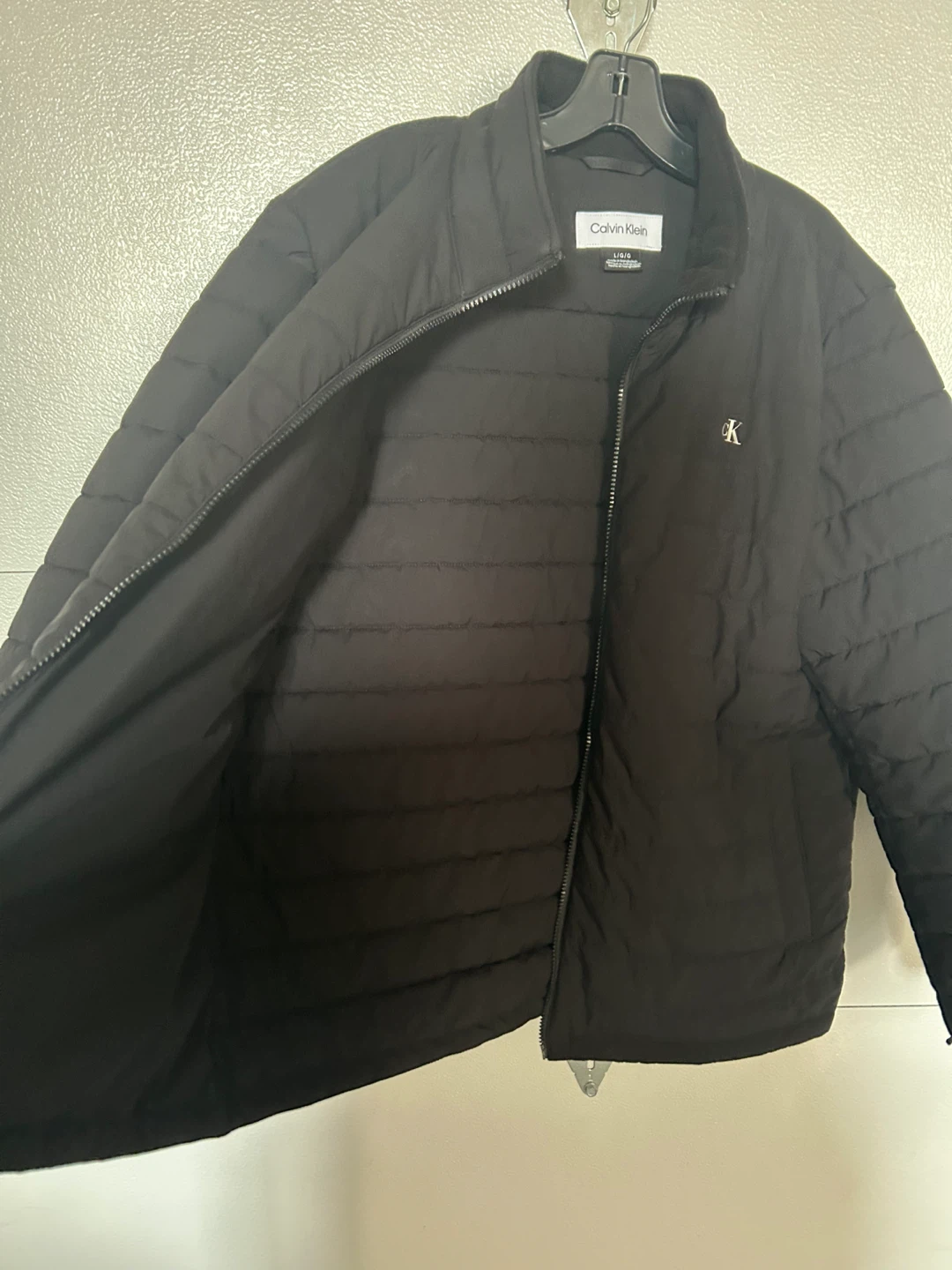 Calvin Klein Puffer Jacket - Black - Size L - photo 3