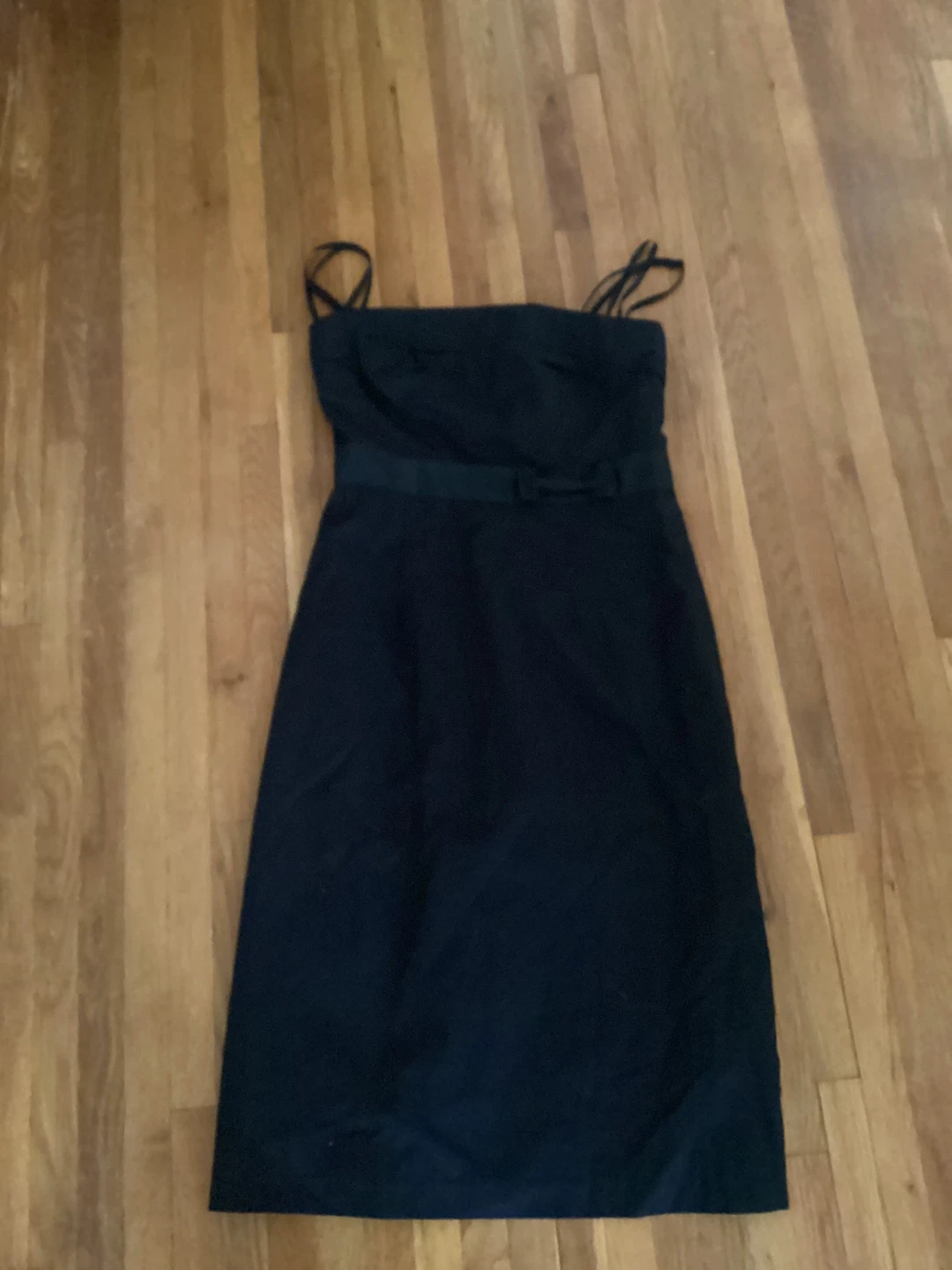 Bitten Sarah Jessica Parker Black Strapless Dress Size 6