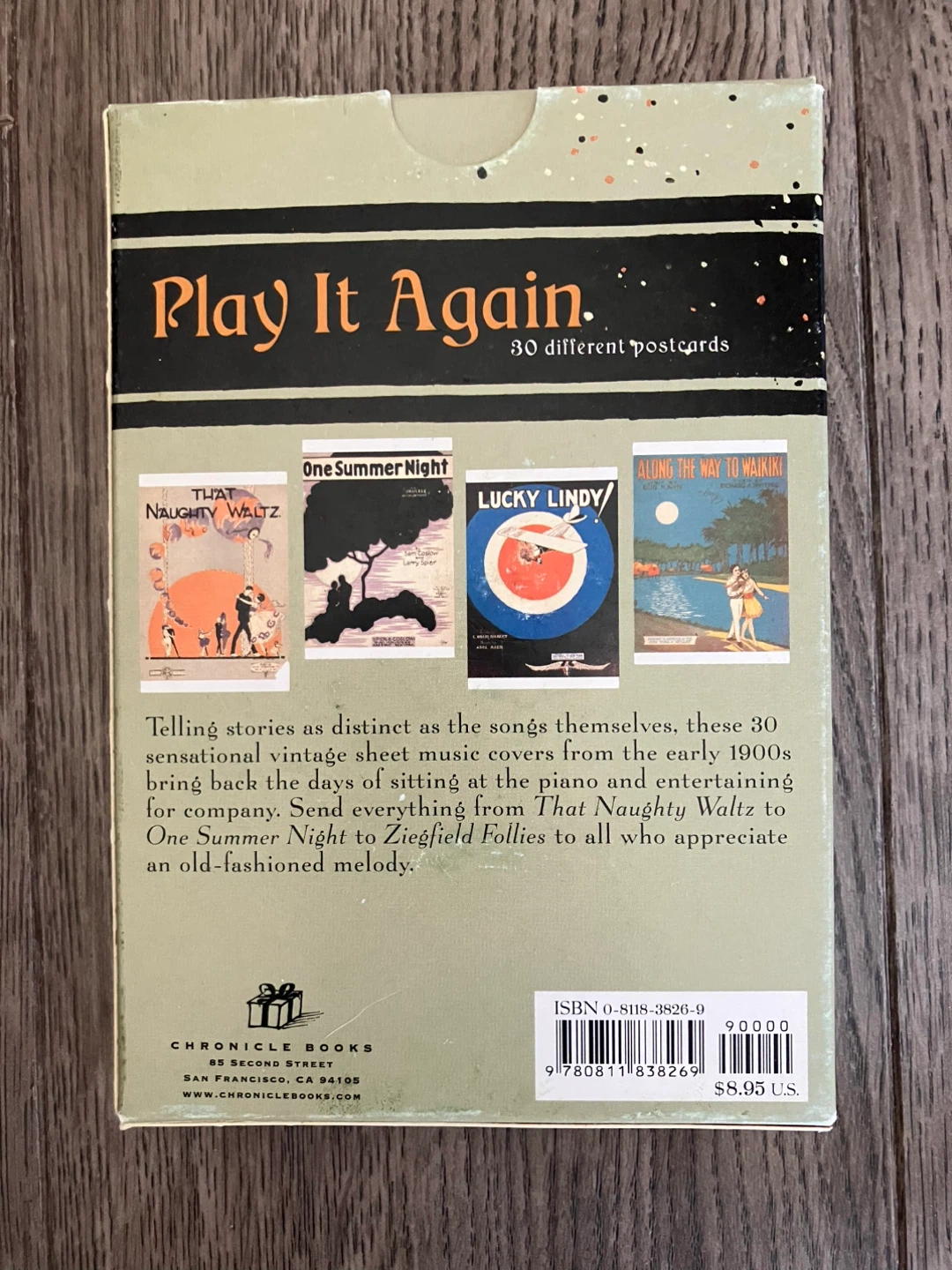 New! Play It Again Vintage Sheet Music Postcards - photo 2
