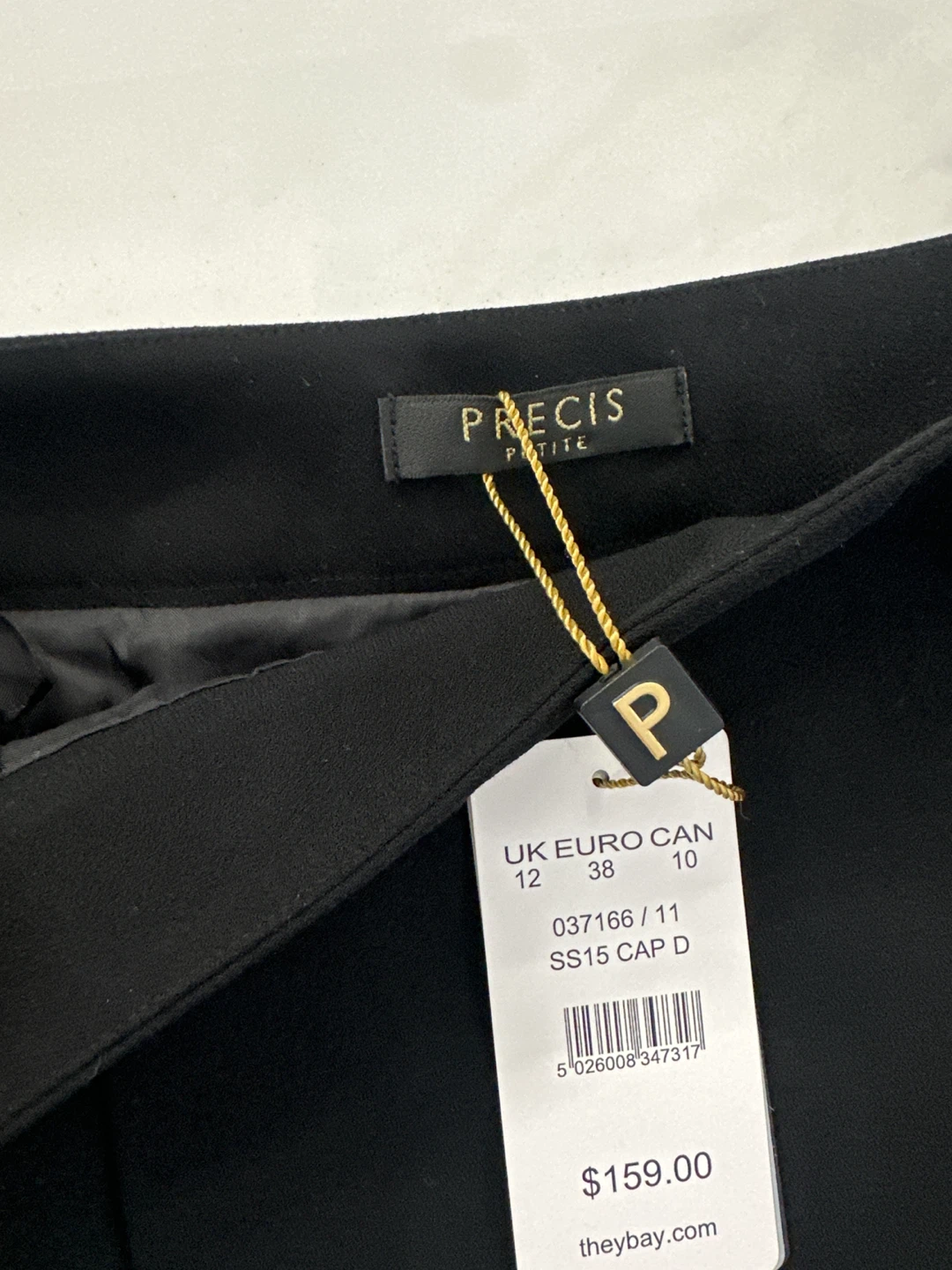 New Precis Petite Black A-Line Skirt - Size CAN 10 - photo 3