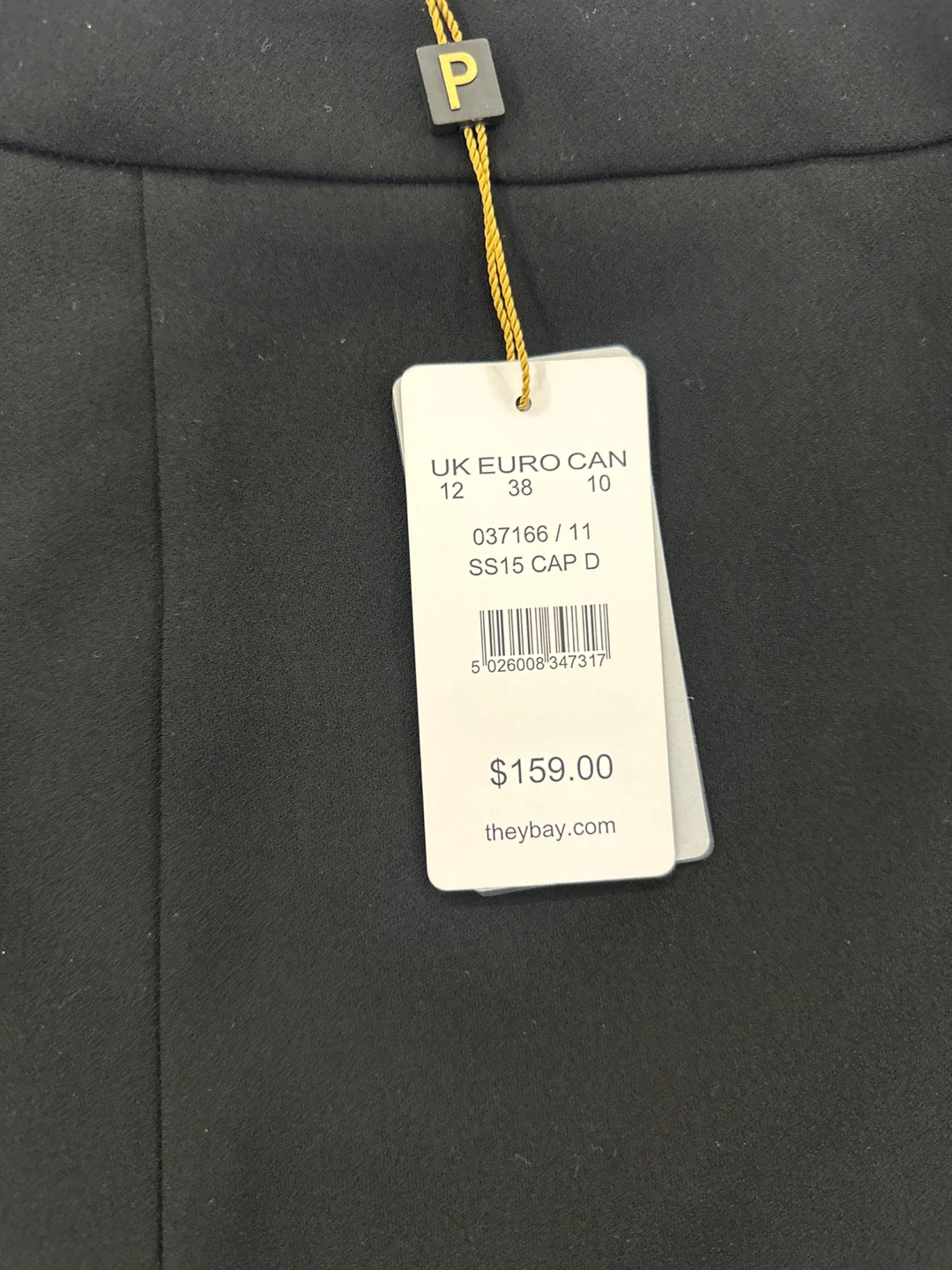 New Precis Petite Black A-Line Skirt - Size CAN 10 - photo 2