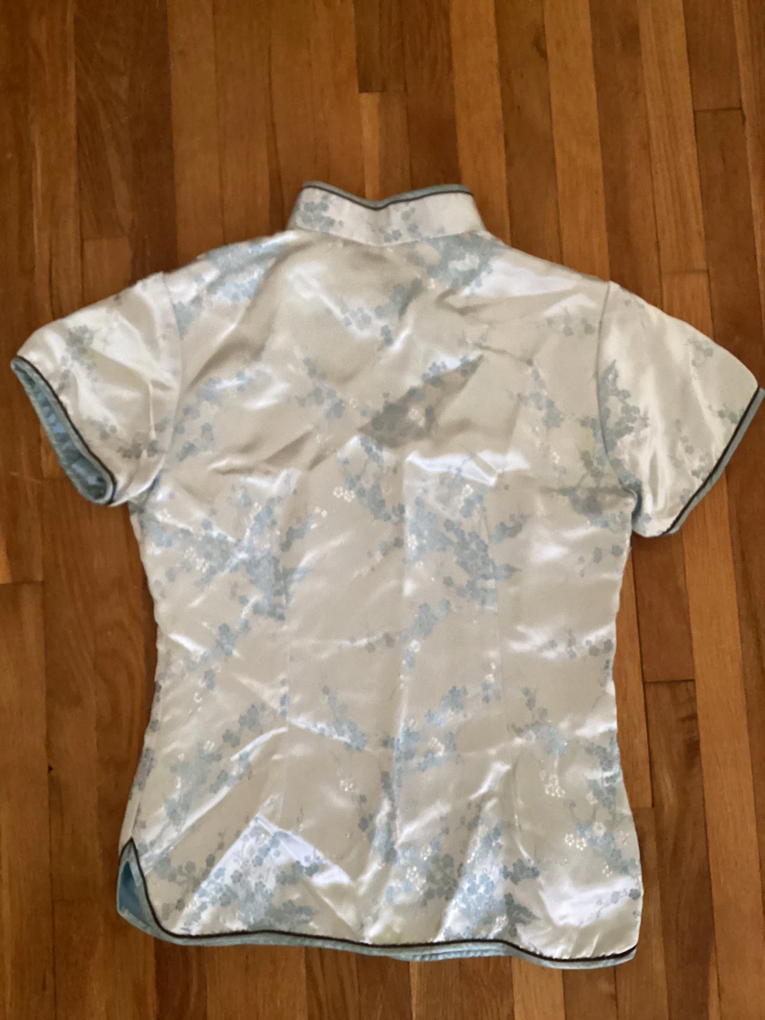 Satin Brocade Cheongsam Top - photo 2