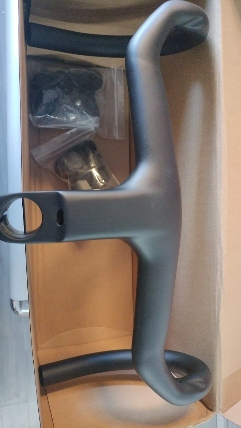 Carbon Handlebar Set for Cycling - photo 2