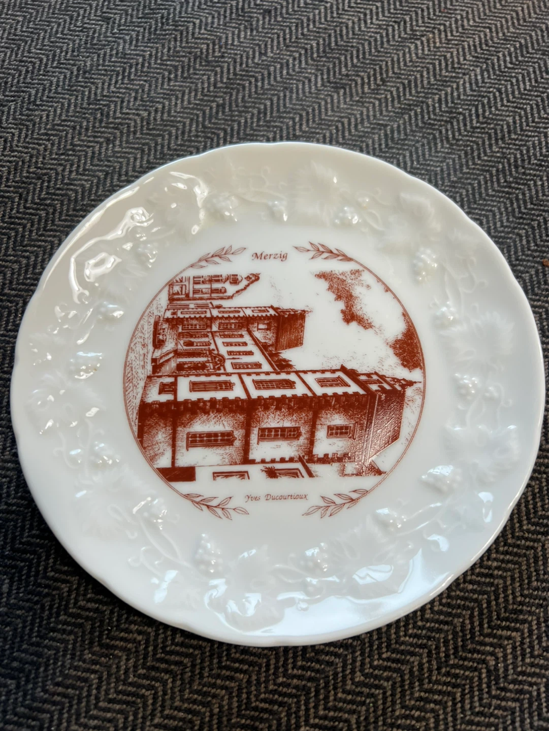 Decorative Plate Merzig Yves Ducourtioux