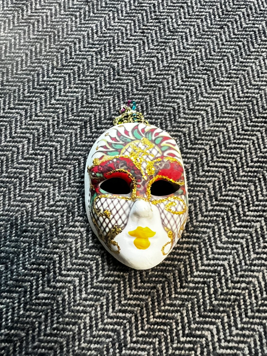 Decorative Porcelain Masquerade Mask