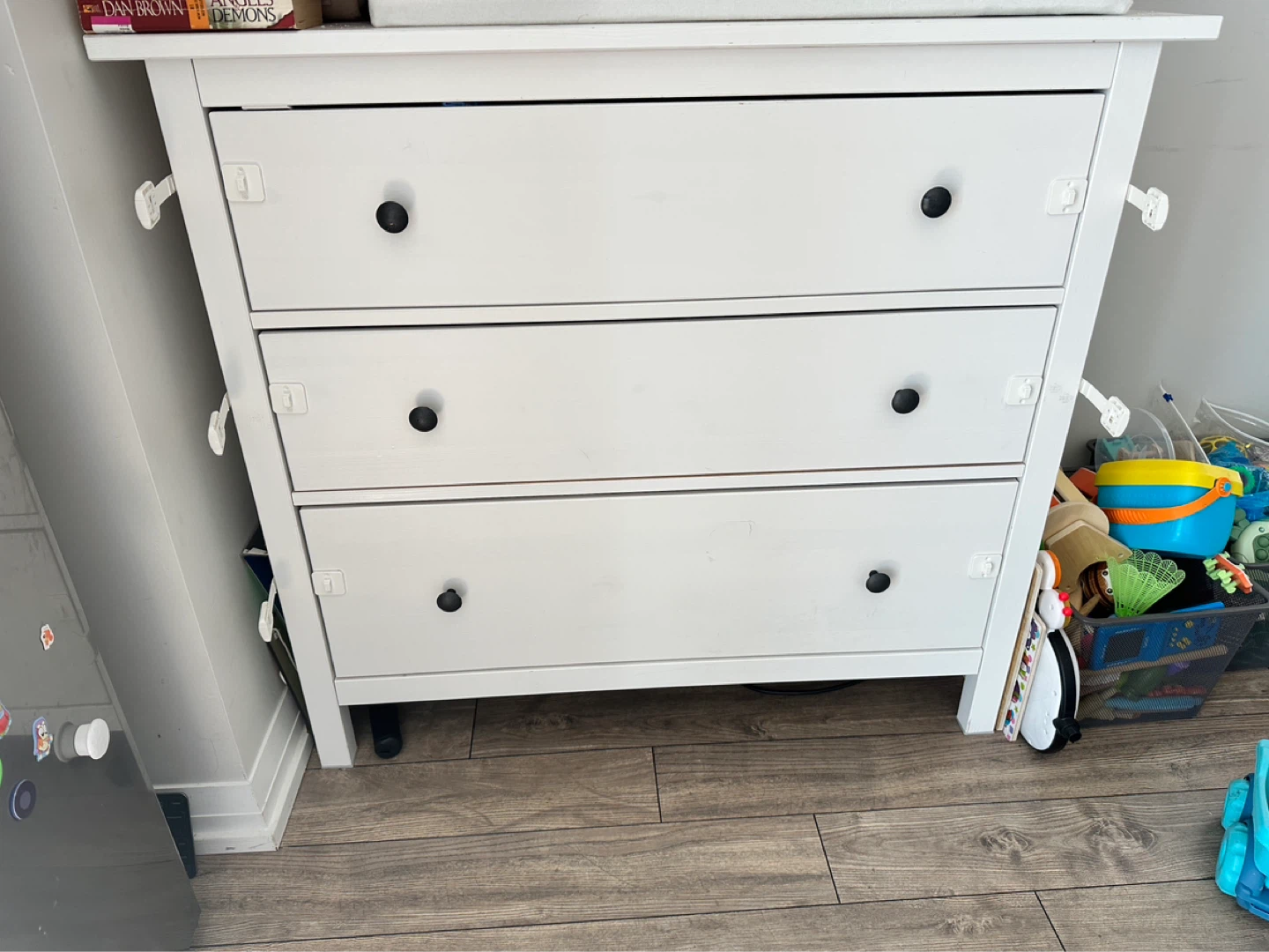 IKEA Hemnes White 3-Drawer Dresser