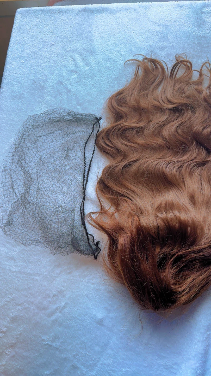 Brown Wavy Hair Extension with Net