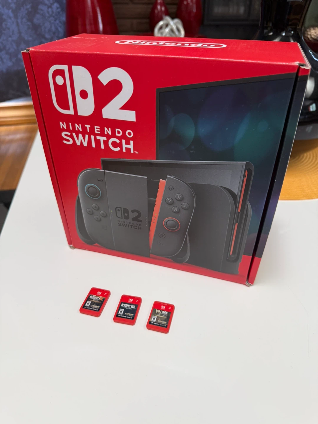 Nintendo Switch 2 with Resident Evil Games