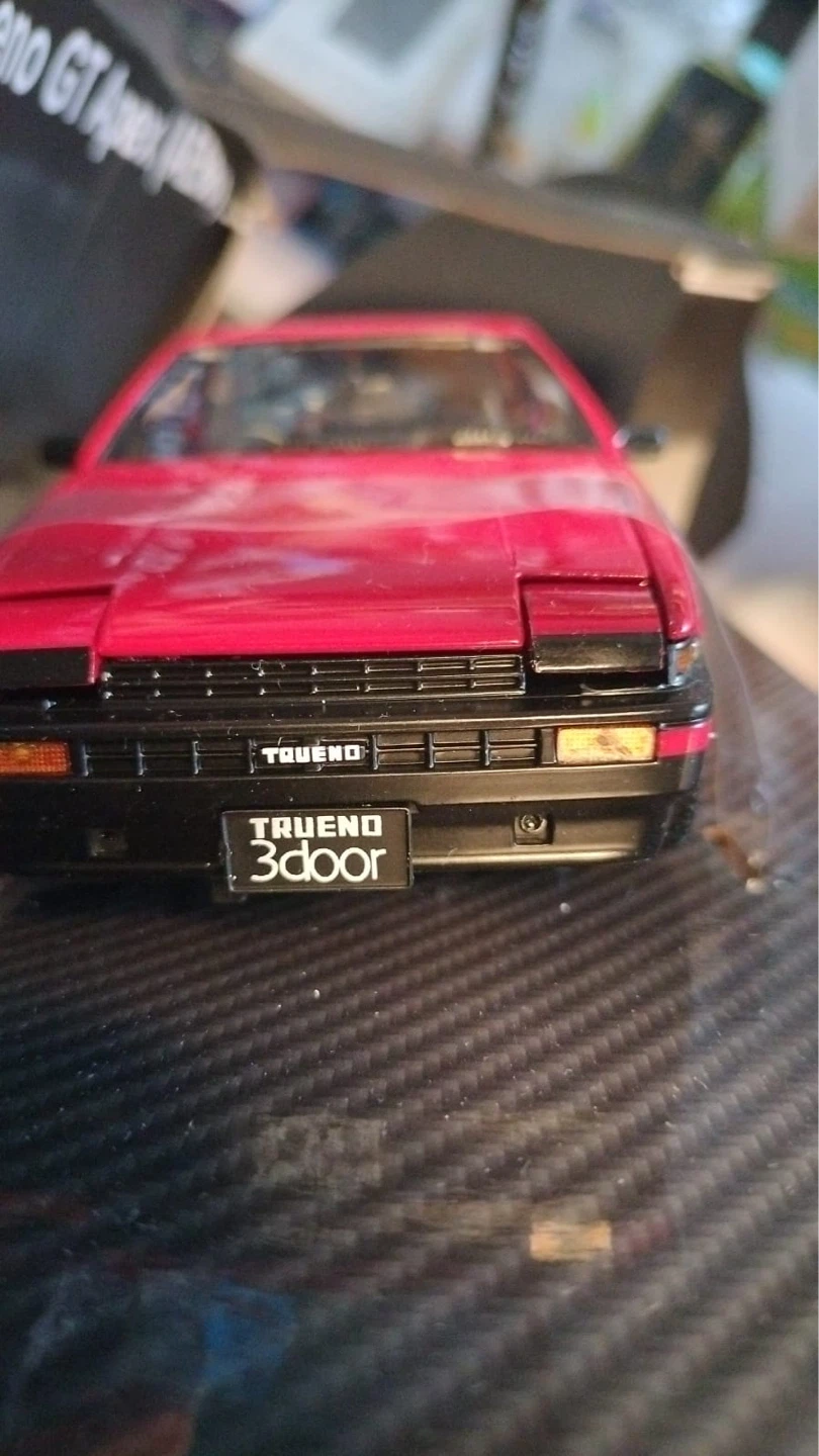 1/24 Toyota Sprinter Trueno GT Apex AE86 Diecast Model Car Red - photo 2