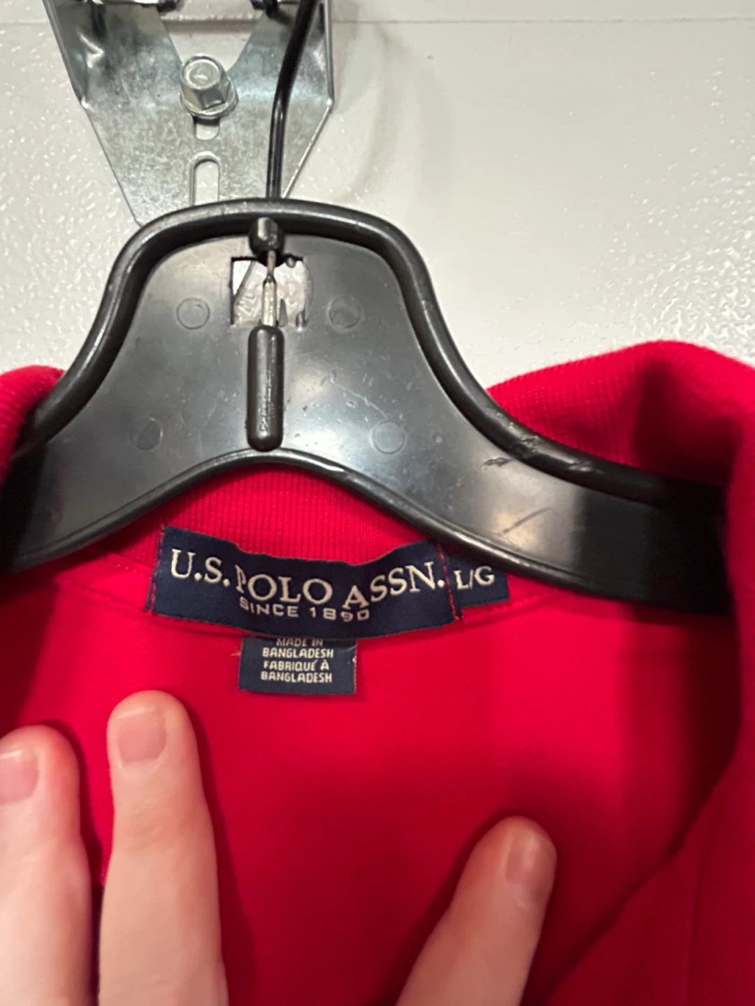 U.S. Polo Assn. Men's Red Polo Shirt - Large - photo 4