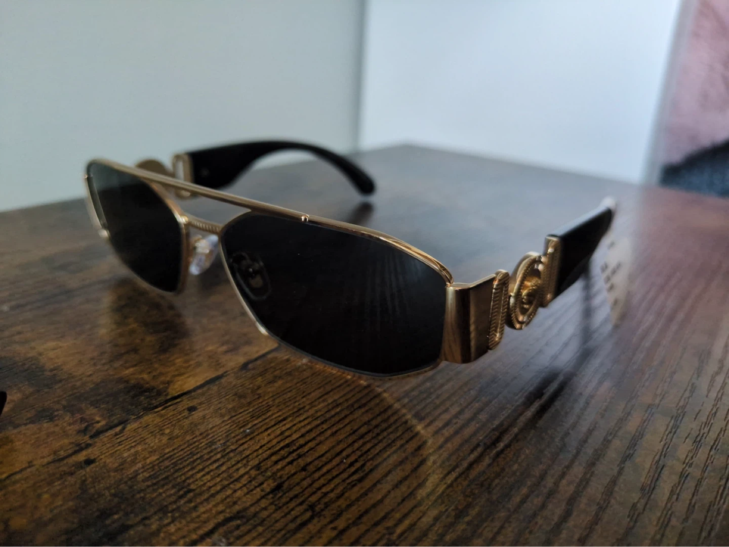 Versace VE2287 100287 58/14 Sunglasses - Gold & Grey