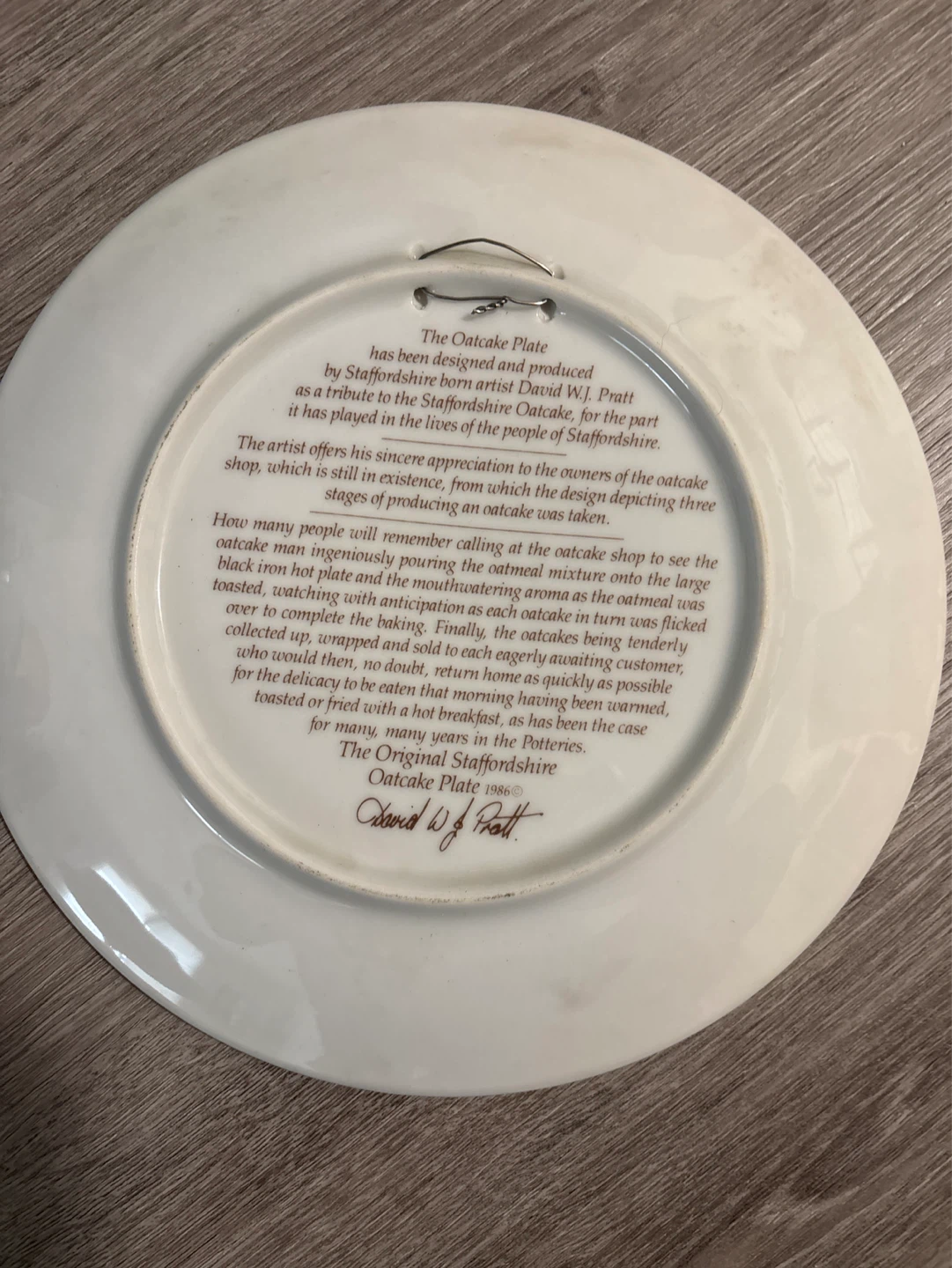 The Original Staffordshire Oatcake Plate - photo 2