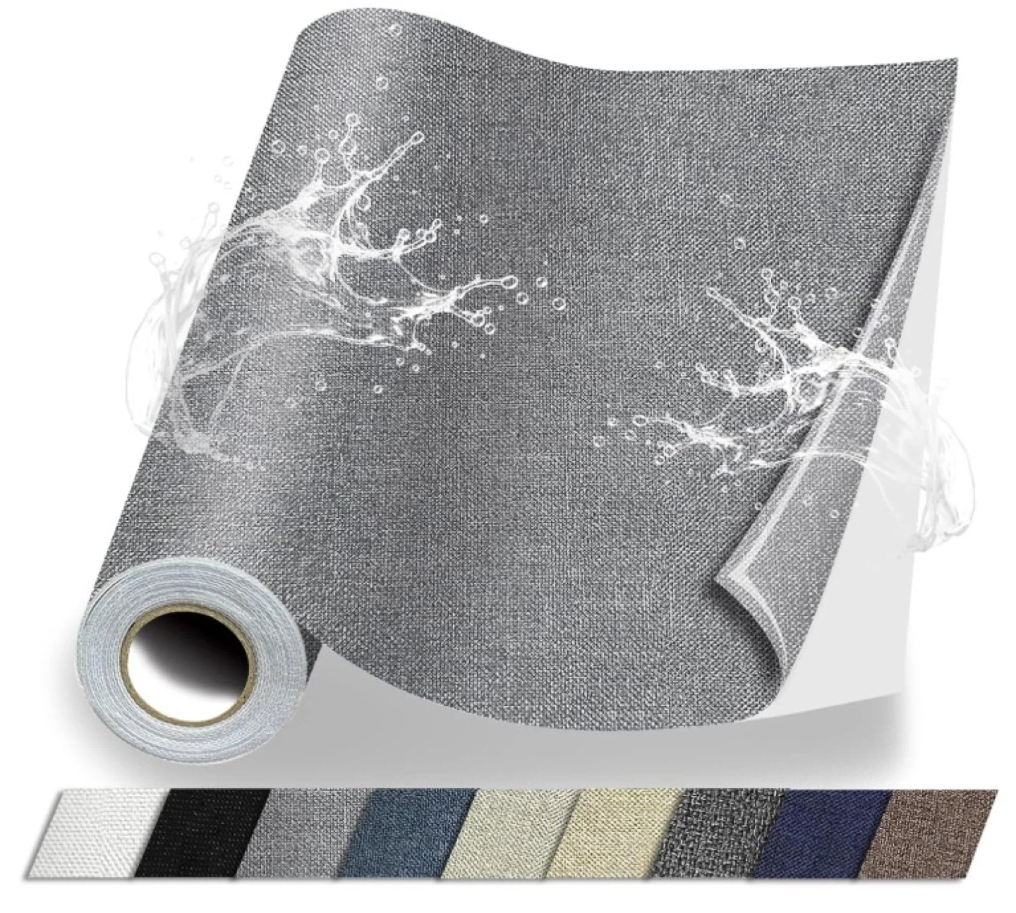 *SEALED* 17x79 inch Grey Fabric Repair Patch