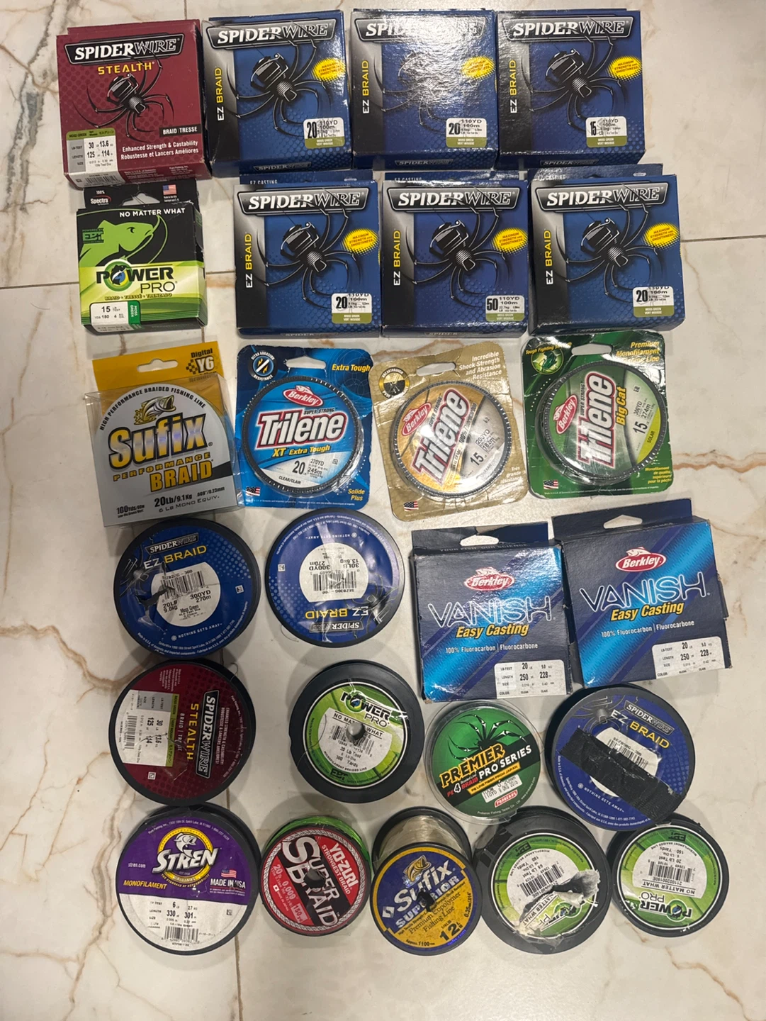 Spiderwire EZ Braid Fishing Line Assortment