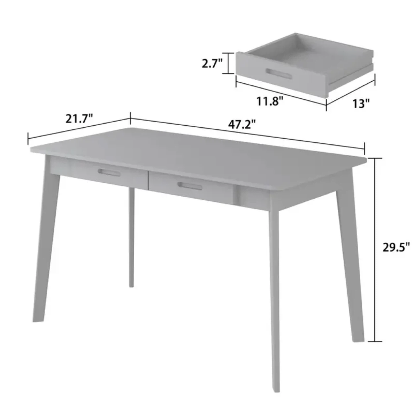 Latwon wooden desk - photo 2