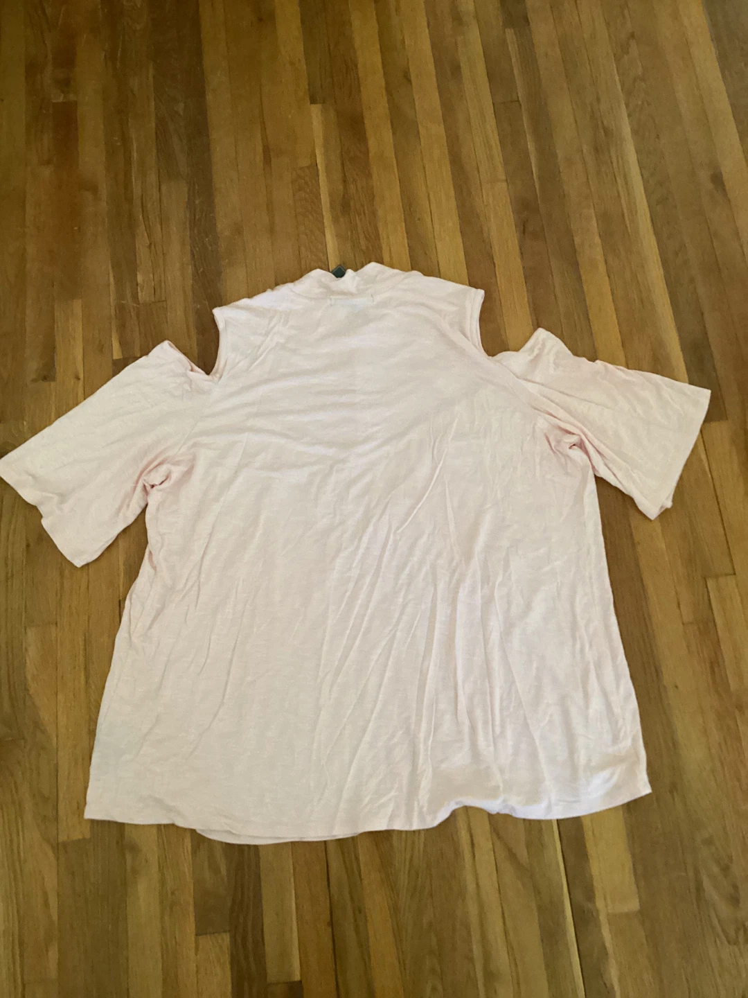 89th & Madison Cold Shoulder Shirt 1X Dawn Pink - photo 2