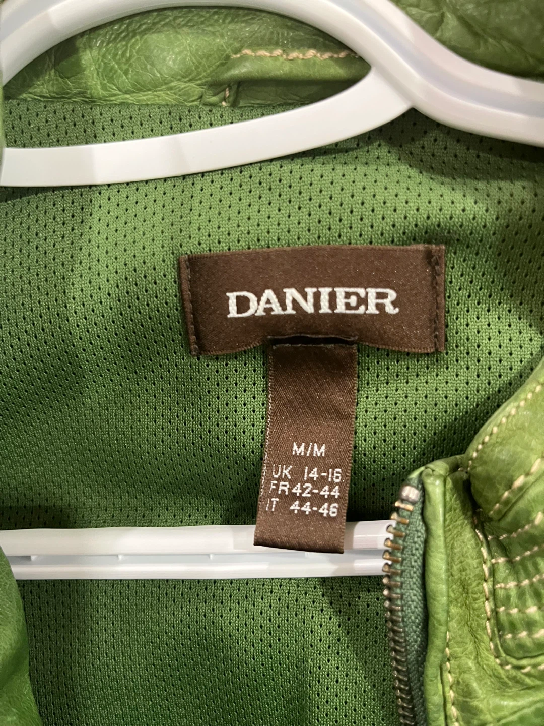 Danier Green Leather Jacket - Medium - photo 3