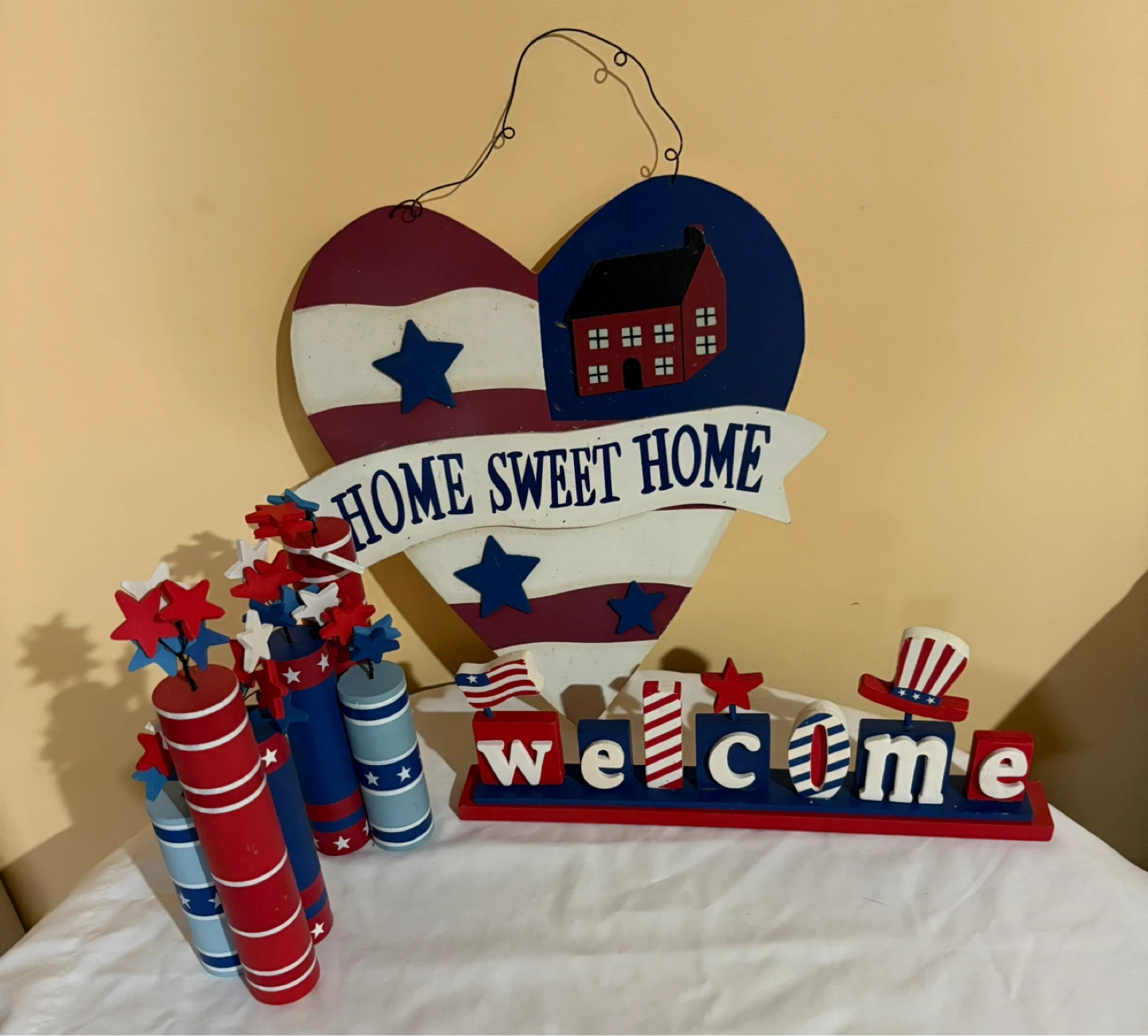 4th of July Home Decor Set
