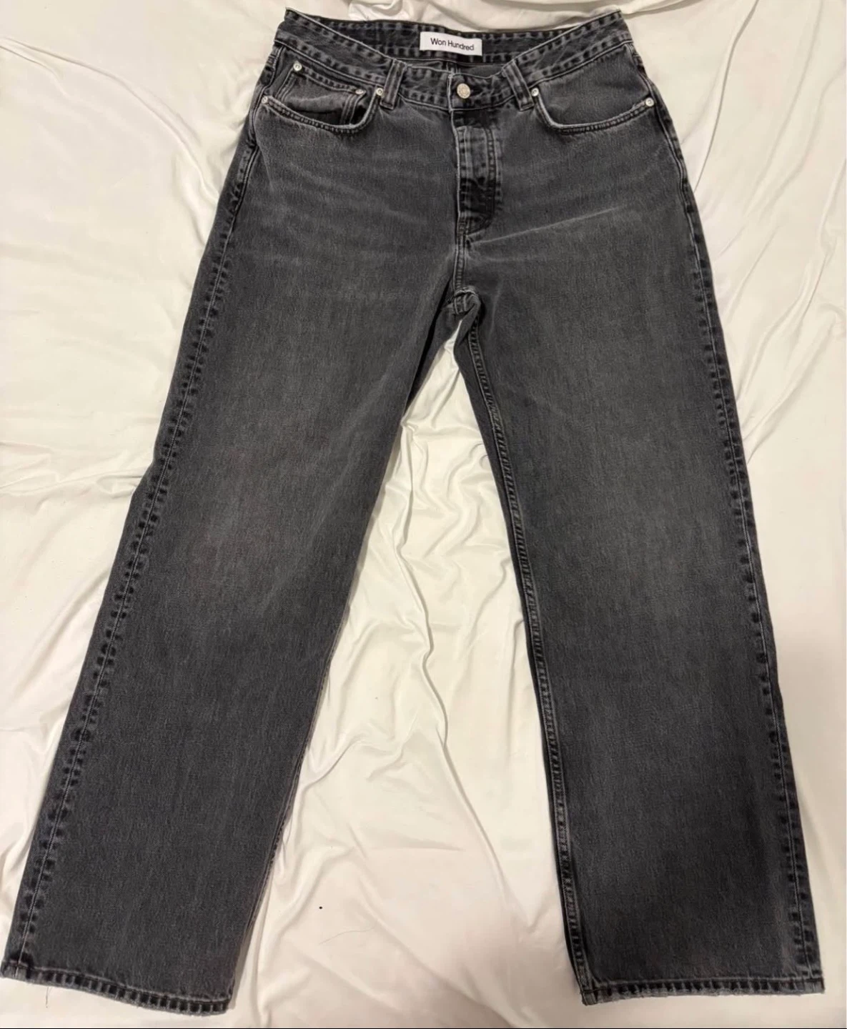 Won Hundred - Men’s Gray Genoa Straight Jeans