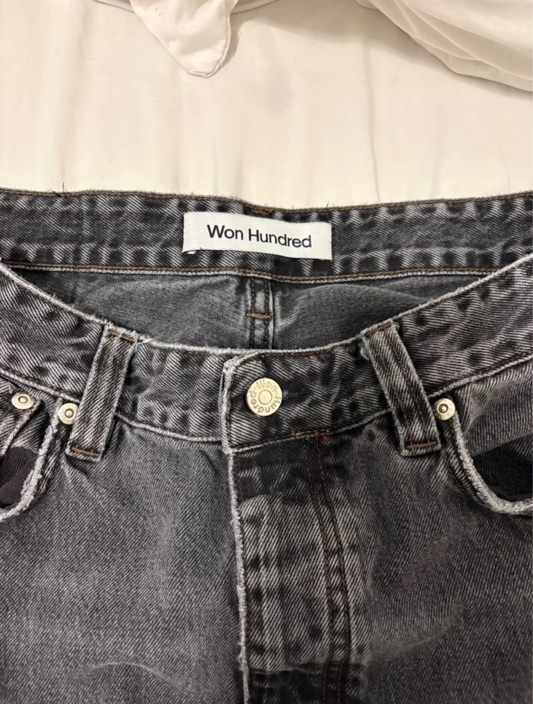 Won Hundred - Men’s Gray Genoa Straight Jeans - photo 3