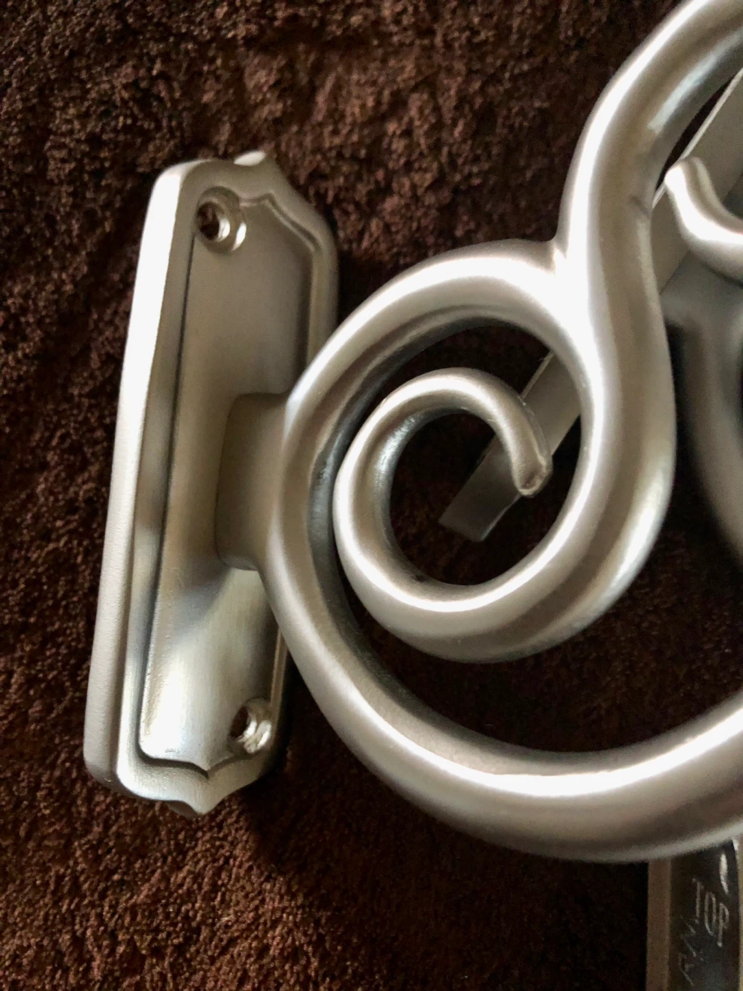 Pottery Barn Swirl Wall Hooks Set of 5 - photo 3