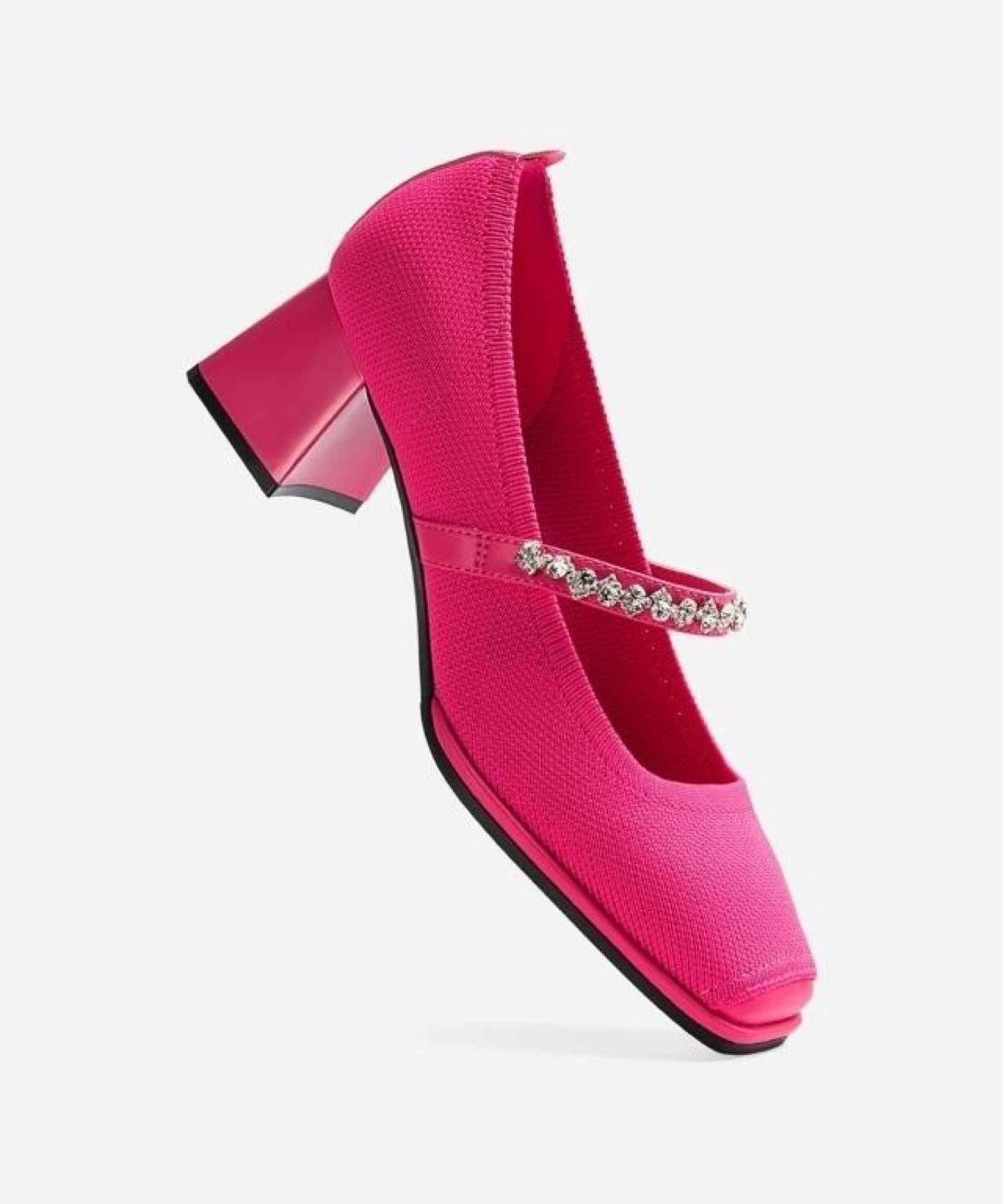 NEWBELLA Women's Pink Mary Jane Heels US 8 - photo 2