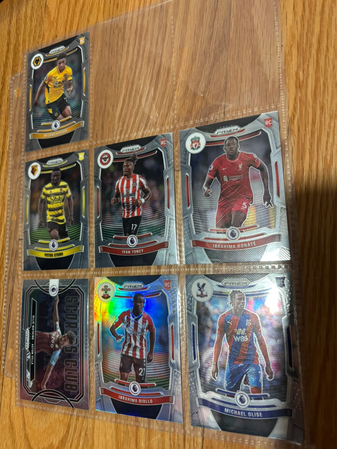 Panini Prizm Premier League Soccer Cards - photo 3