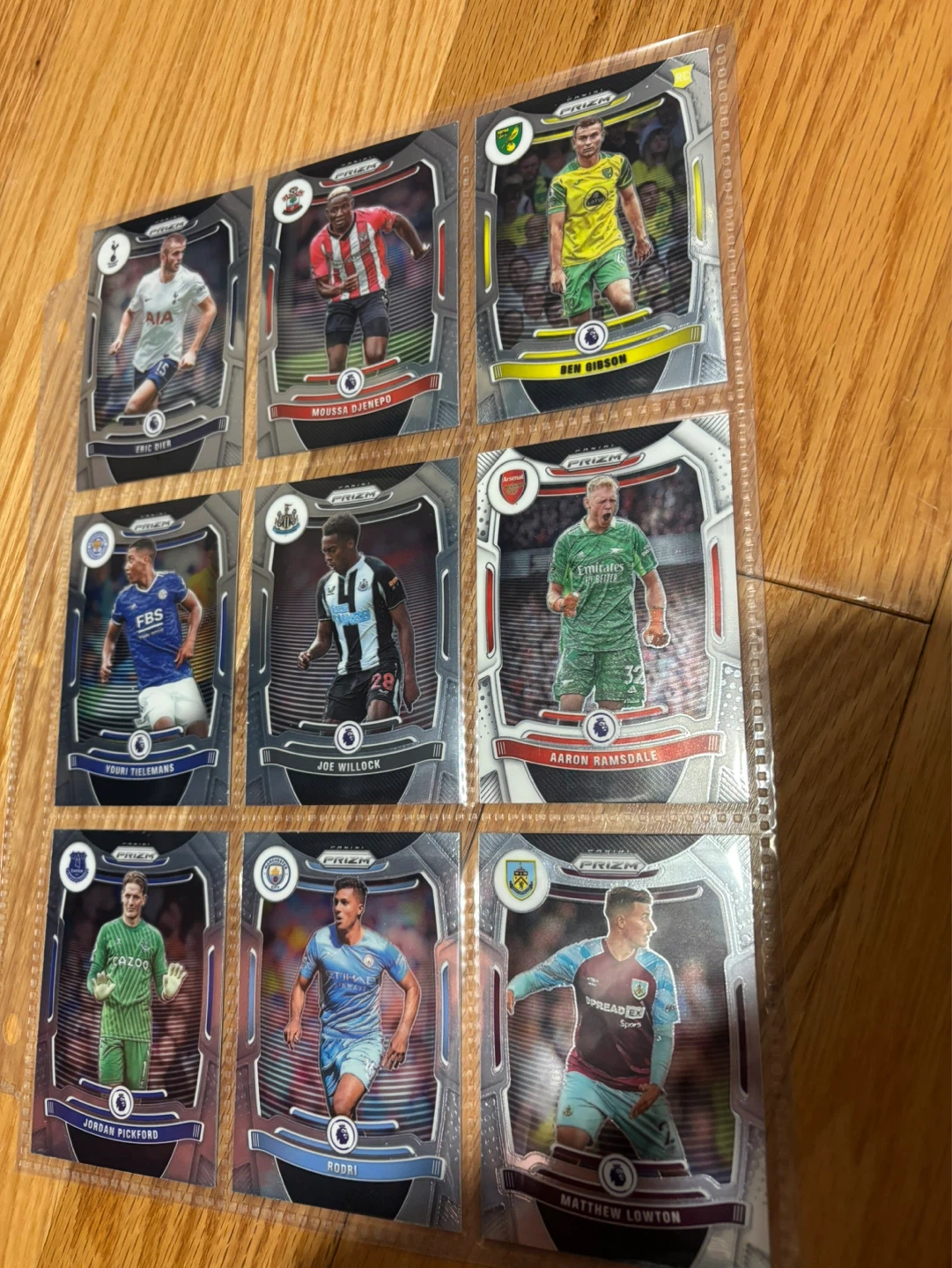 Panini Prizm Premier League Soccer Cards - photo 2