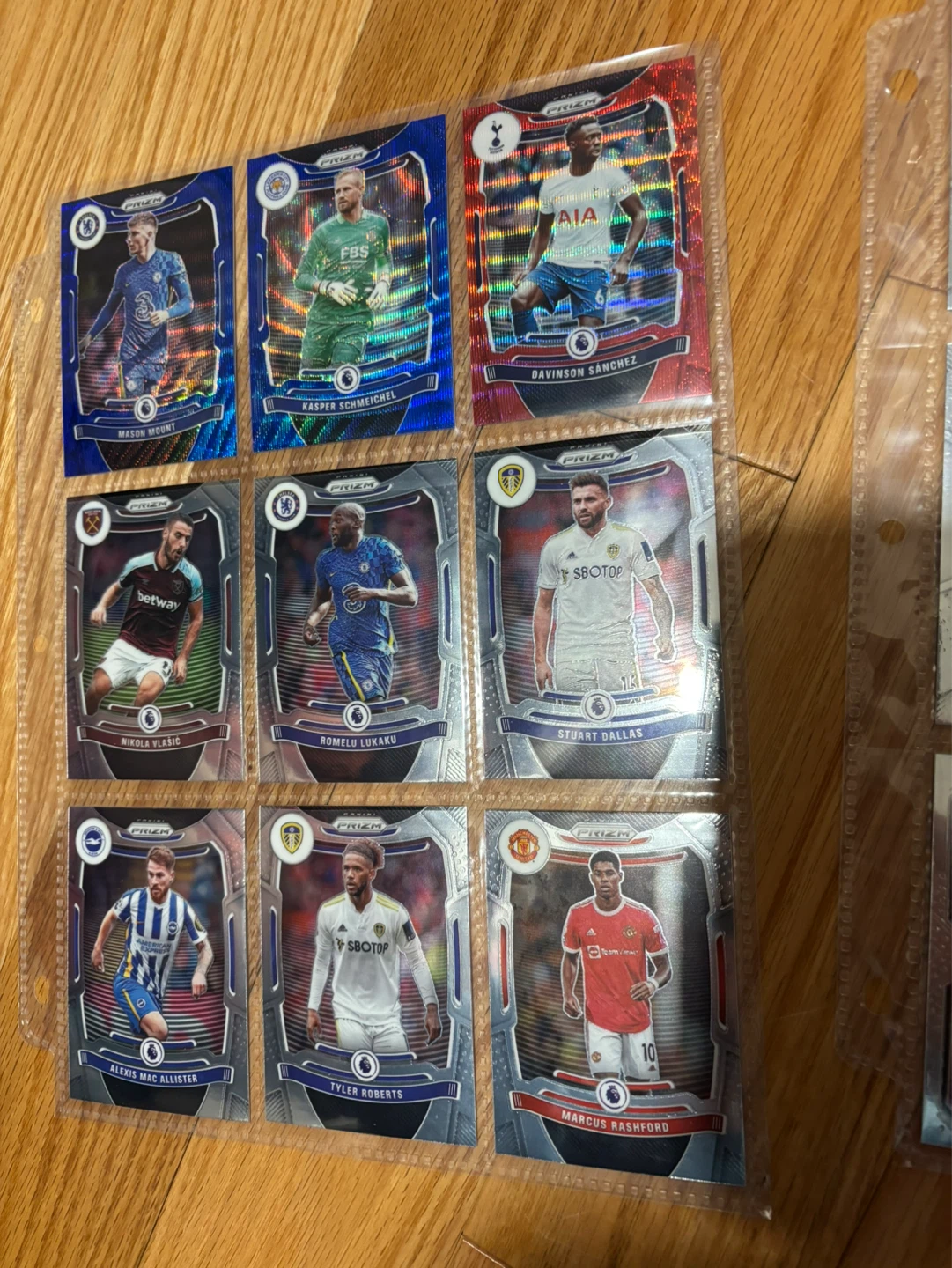 Panini Prizm Premier League Soccer Cards