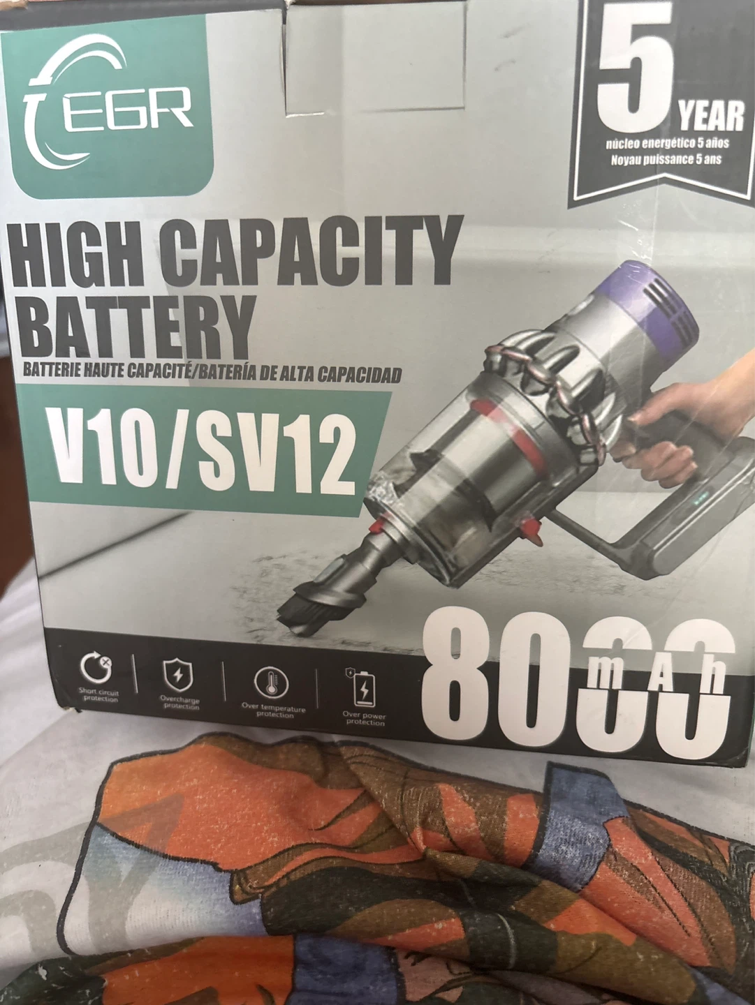 EGR High Capacity Battery V10/SV12 8000mAh