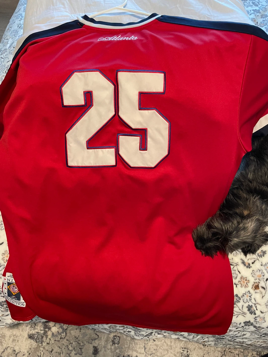 Atlanta Braves Baseball Jersey #25 XXXL - photo 2